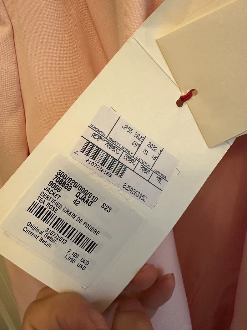 Alexander McQueen Alexander Mcqueen Classic pink suit with oblique pocket Size M / US 6-8 / IT 42-44 - 8 Thumbnail