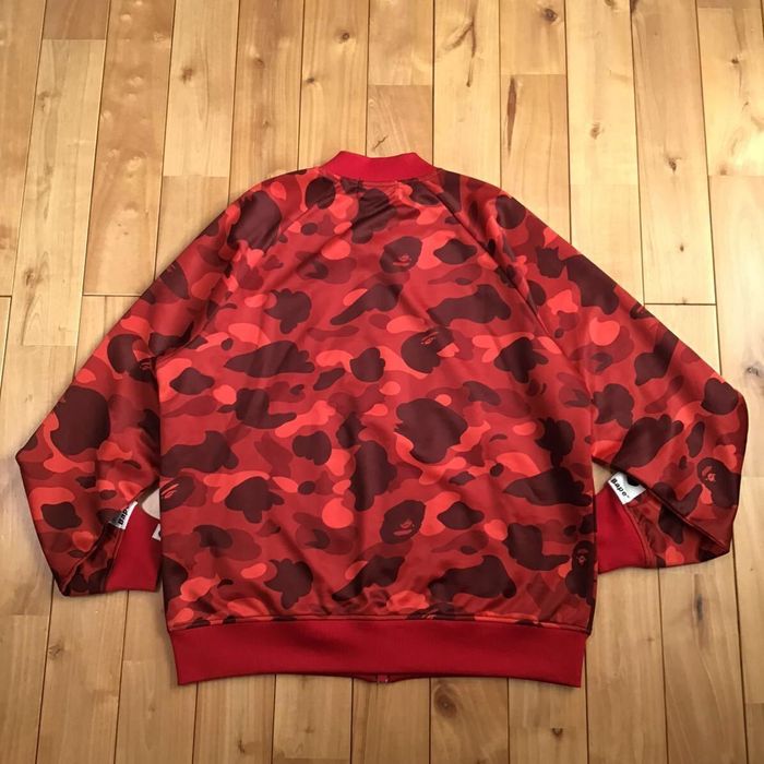 Red camo 2024 bape jacket