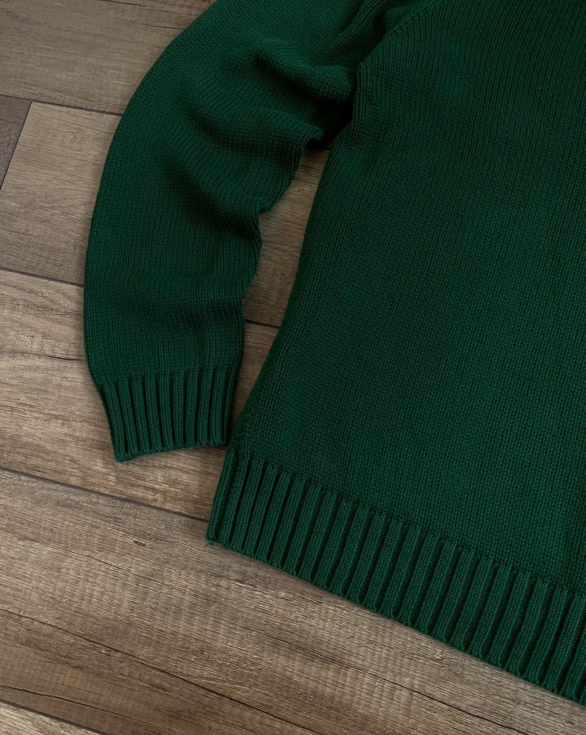 Polo Ralph Lauren Ralph Lauren Green Knitted Sweater Sweatshirt Pullover Size US XL / EU 56 / 4 - 4 Thumbnail