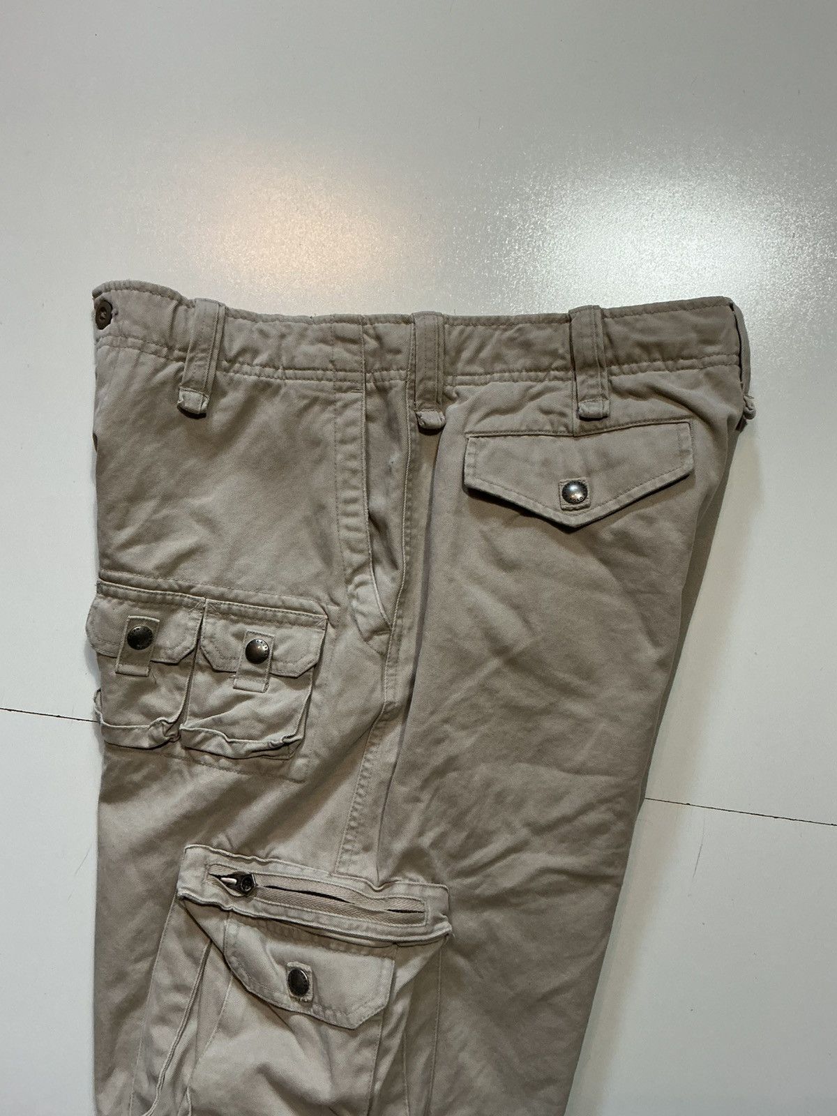 Polo Ralph Lauren Vintage Polo Ralph Lauren Paratrooper Fatigue Cargo Shorts Size US 33 - 11 Thumbnail