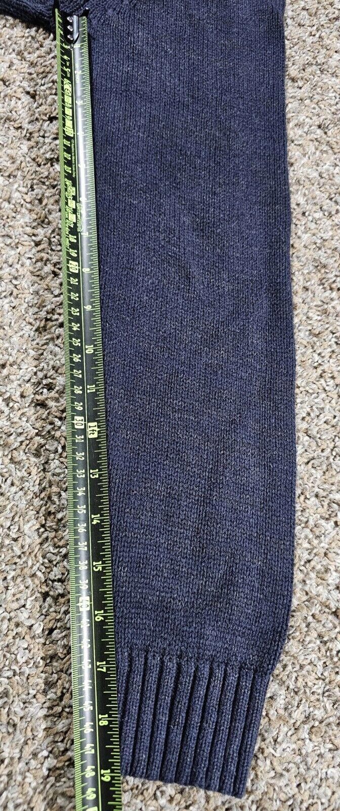 Urban Pipeline Urban Pipeline Medium Cable Knit FullZip Hooded Sweater Blue Size M / US 6-8 / IT 42-44 - 5 Thumbnail