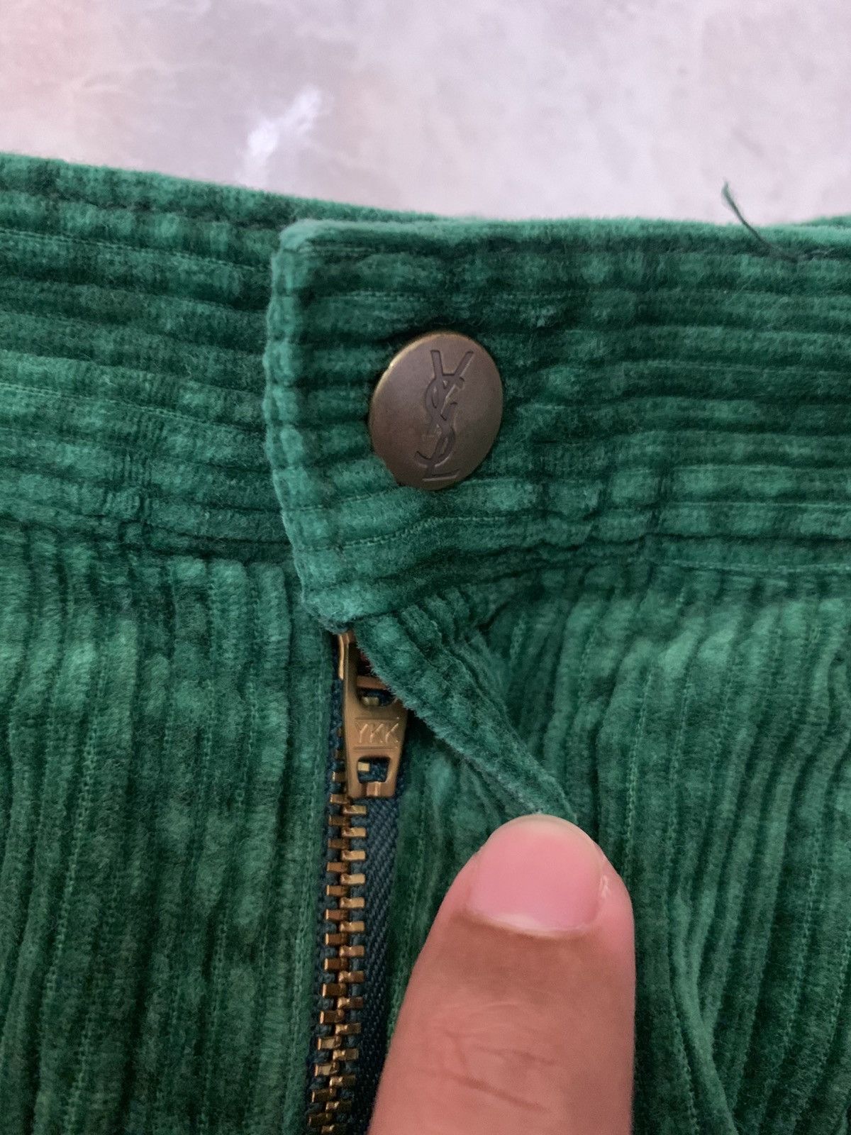 Yves Saint Laurent YSL Yves Saint Laurent Corduroy Pants Size 23" - 5 Thumbnail