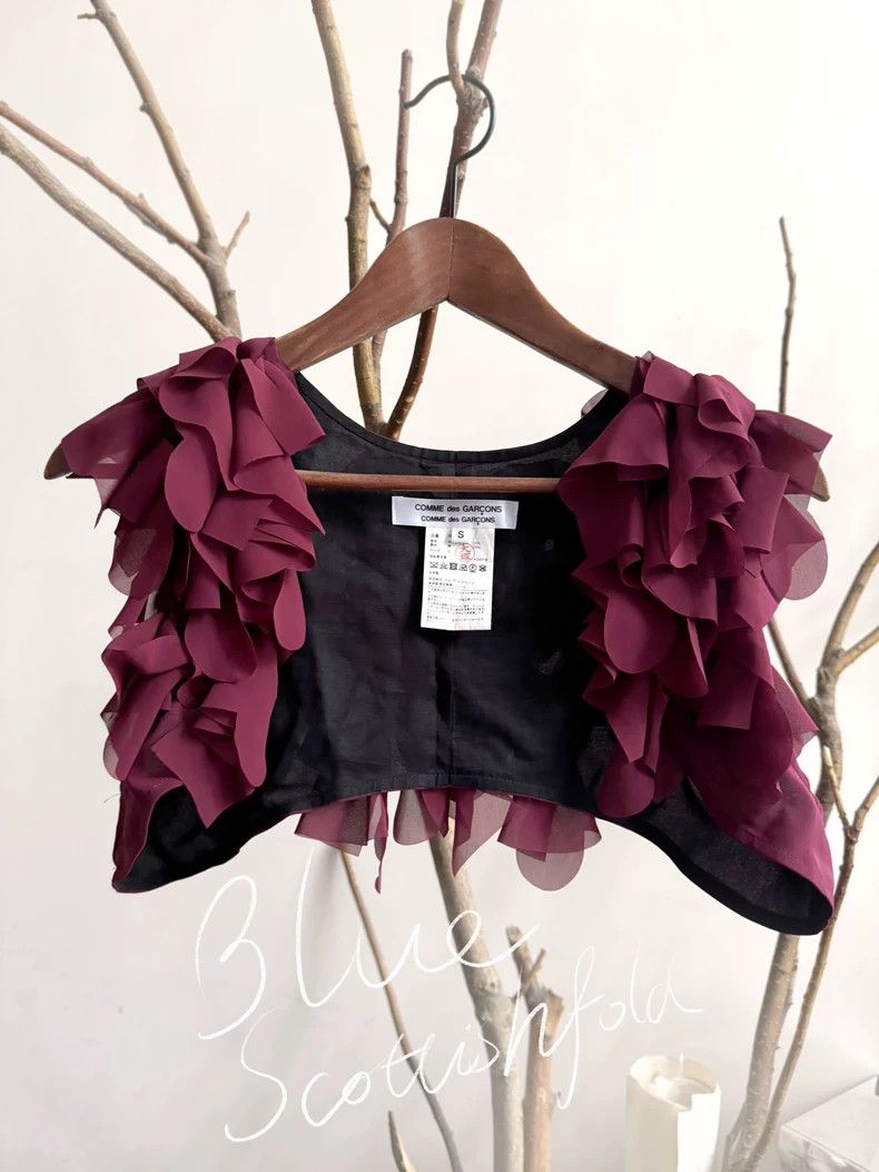 Comme des Garcons Comme des Garcons Chiffon petal vest Size S / US 4 / IT 40 - 5 Thumbnail