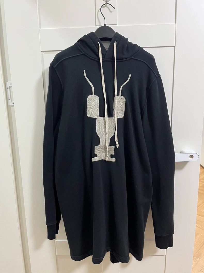 Rick Owens Rick Owens SS21 PHLEGETHON Long Line hoodie (S) | Grailed