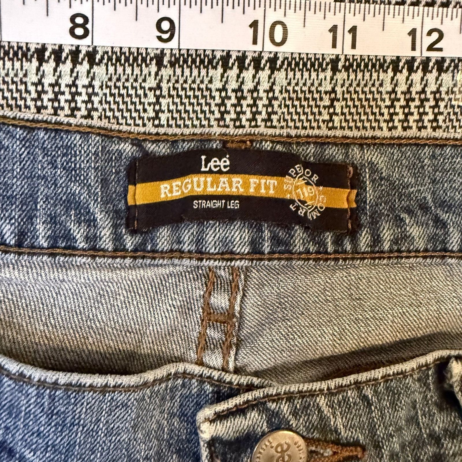 Lee Lee Men's Jeans Blue Denim Regular Fit Straight Leg Size 32 Size US 32 / EU 48 - 3 Thumbnail