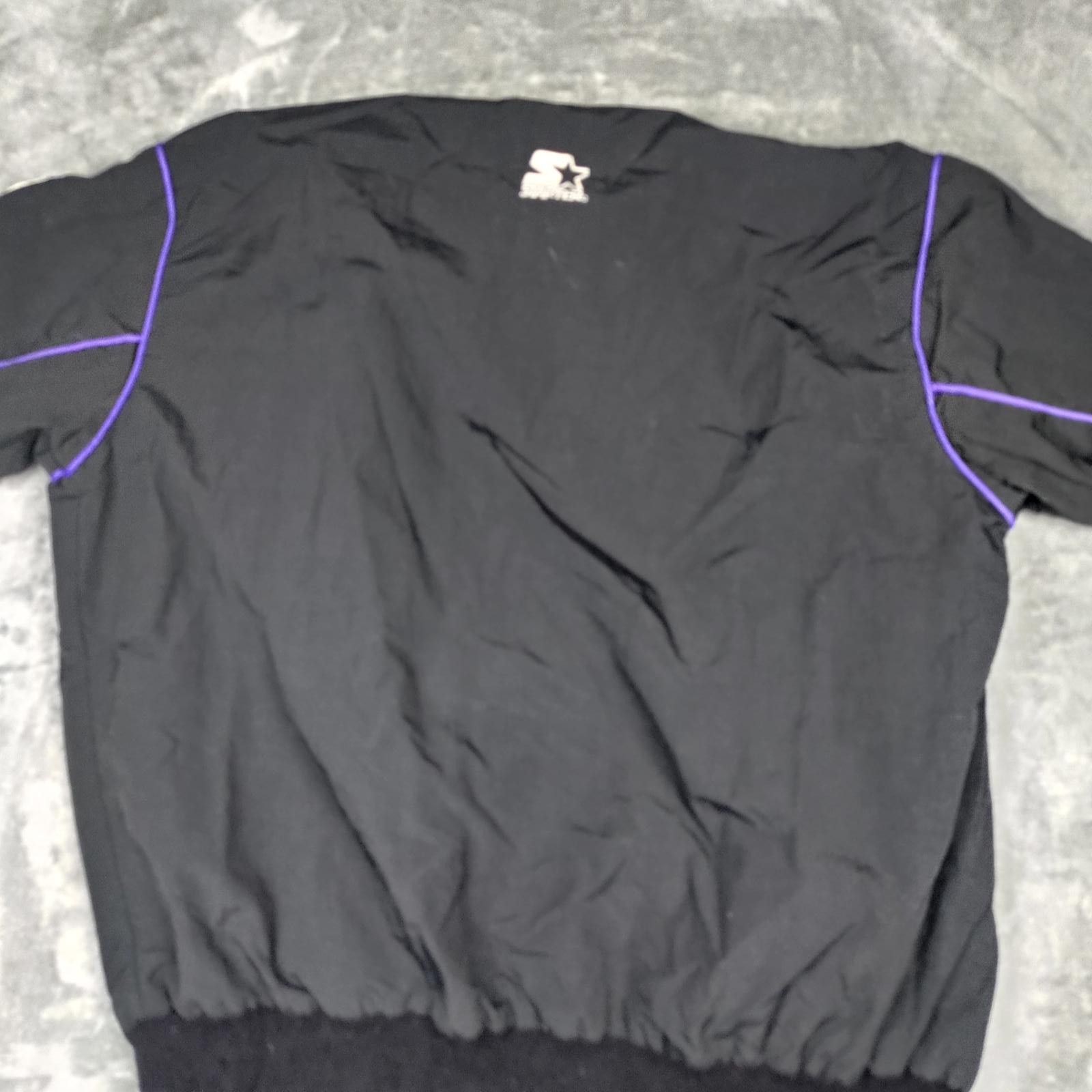 Starter Vintage Starter NBA Los Angeles Lakers Black Nylon Jacket Size US L / EU 52-54 / 3 - 4 Thumbnail