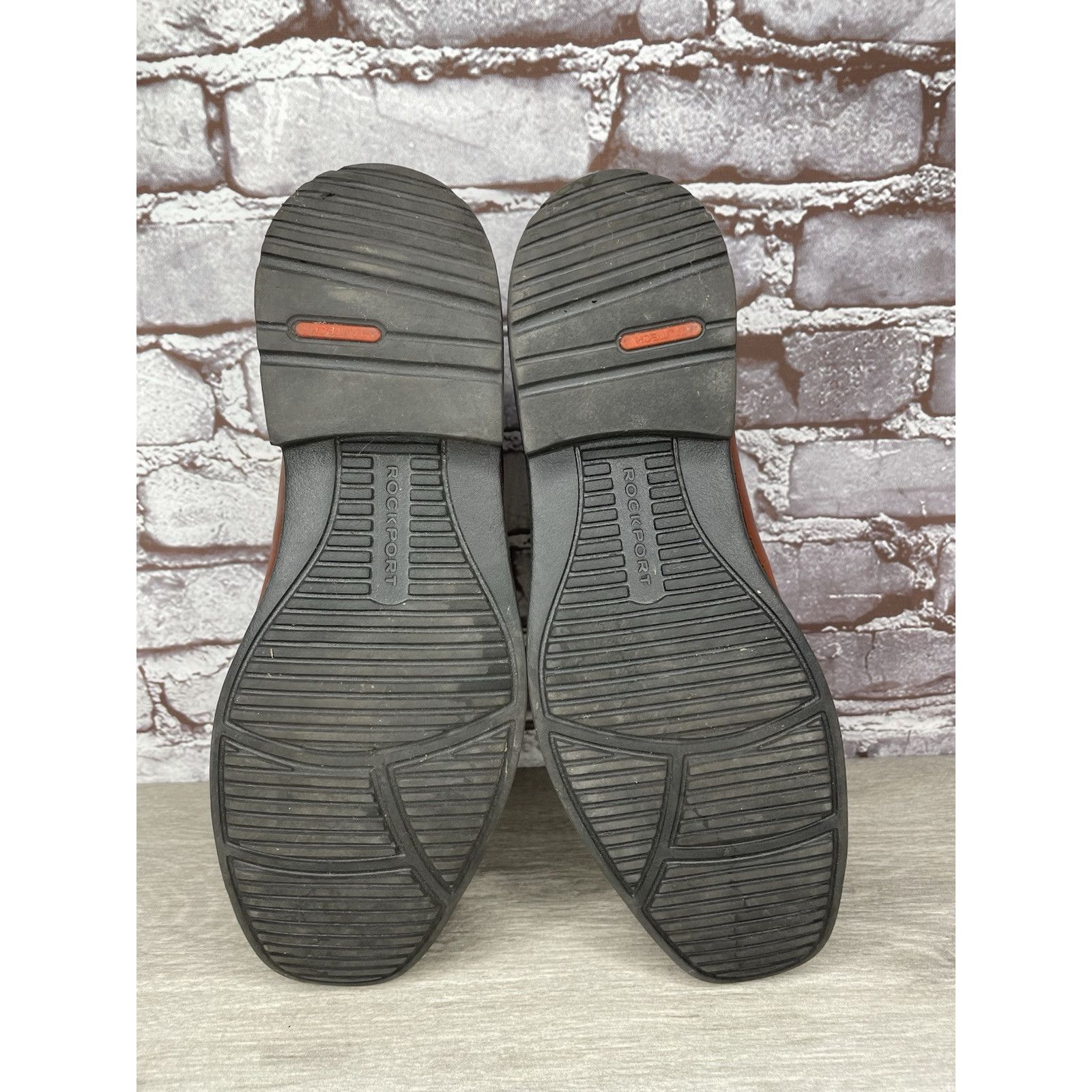 Rockport Rockport Trustech Brown Leather Slip On Casual Bicycle Toe L Size US 10.5 / EU 43-44 - 12 Thumbnail
