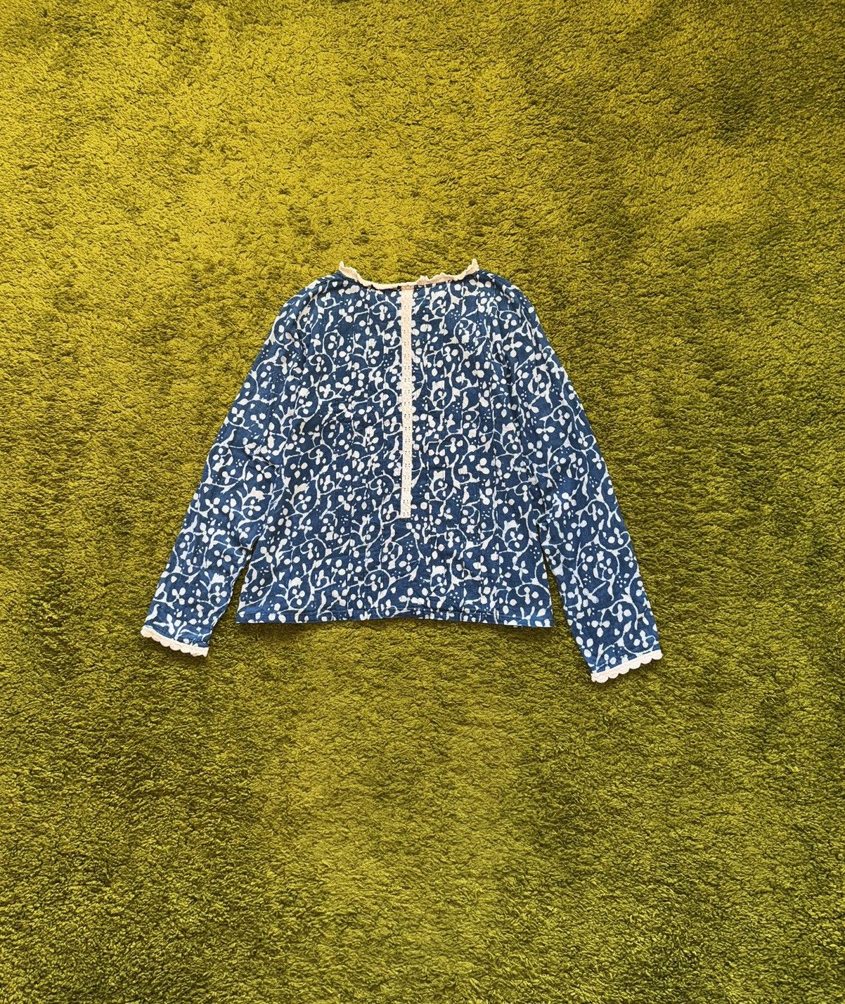 Designer Ewa I Walla A/W 2020 avant garde blouse buttons up shirt Size S / US 4 / IT 40 - 2 Thumbnail