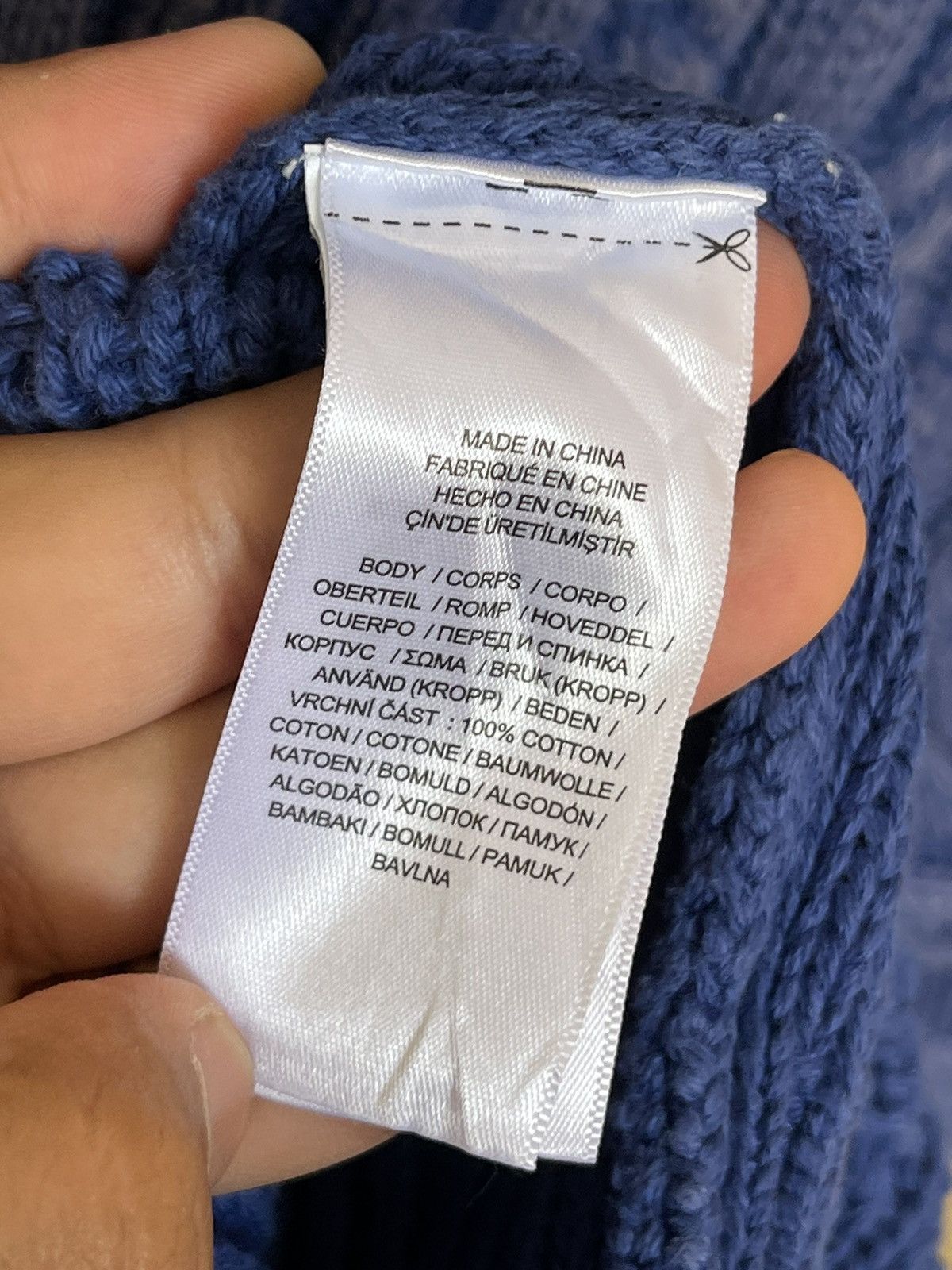 Polo Ralph Lauren Polo Ralph Lauren Aran Knit Cotton Sweater Faded Style Size US M / EU 48-50 / 2 - 9 Thumbnail