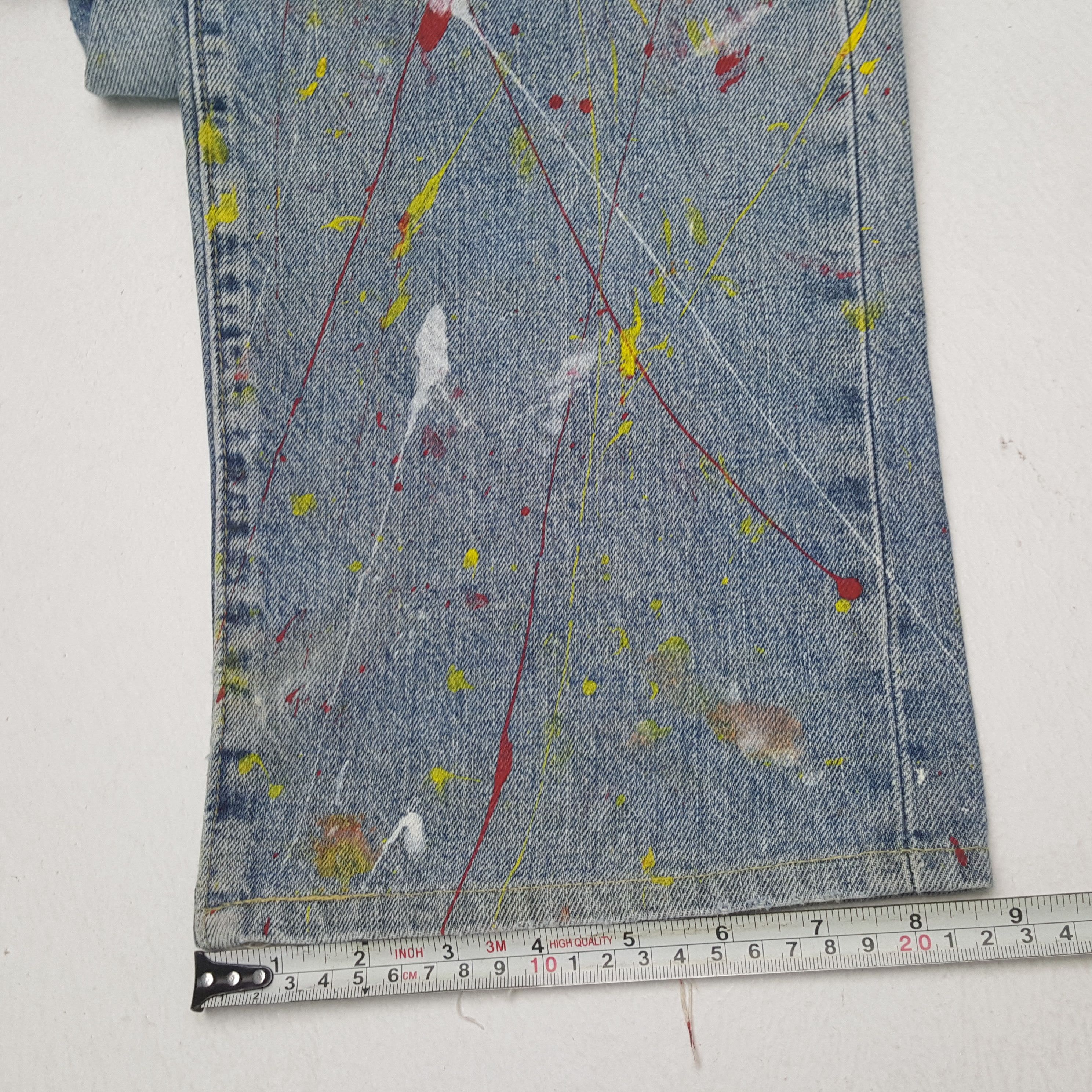 Levi's × Vintage LEVI'S Selvedge Streetwear Style Distressed Jeans Size US 31 - 11 Thumbnail