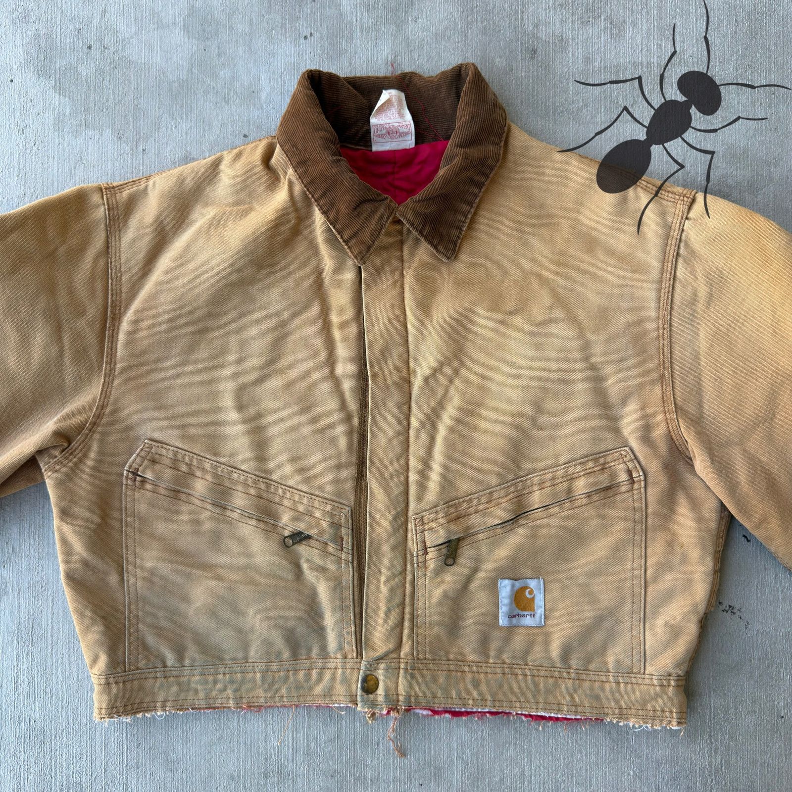 Carhartt × Vintage Carhartt brown cropped Detroit style work wear jacket Size US M / EU 48-50 / 2 - 3 Thumbnail