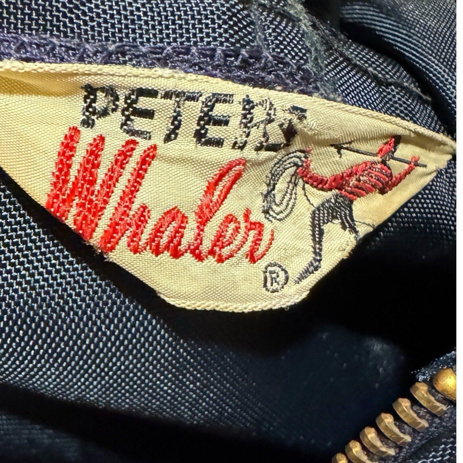 Designer Vintage Peters Whaler Jacket Sz M Blue Nylon Hooded 60s Size US M / EU 48-50 / 2 - 4 Thumbnail