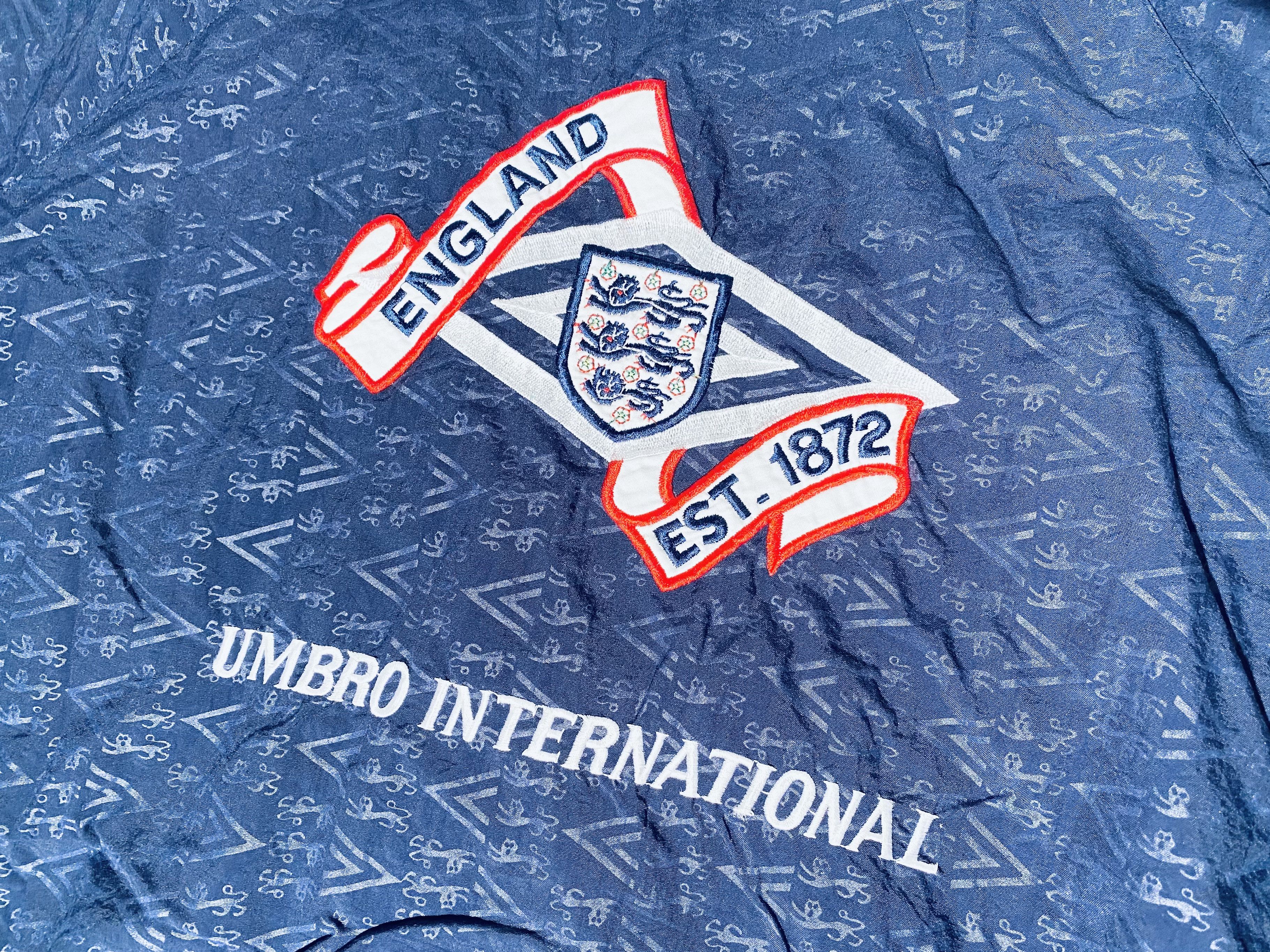 Umbro England Training Full Tracksuit 1990 / 1992 90/92 Size US L / EU 52-54 / 3 - 15 Thumbnail