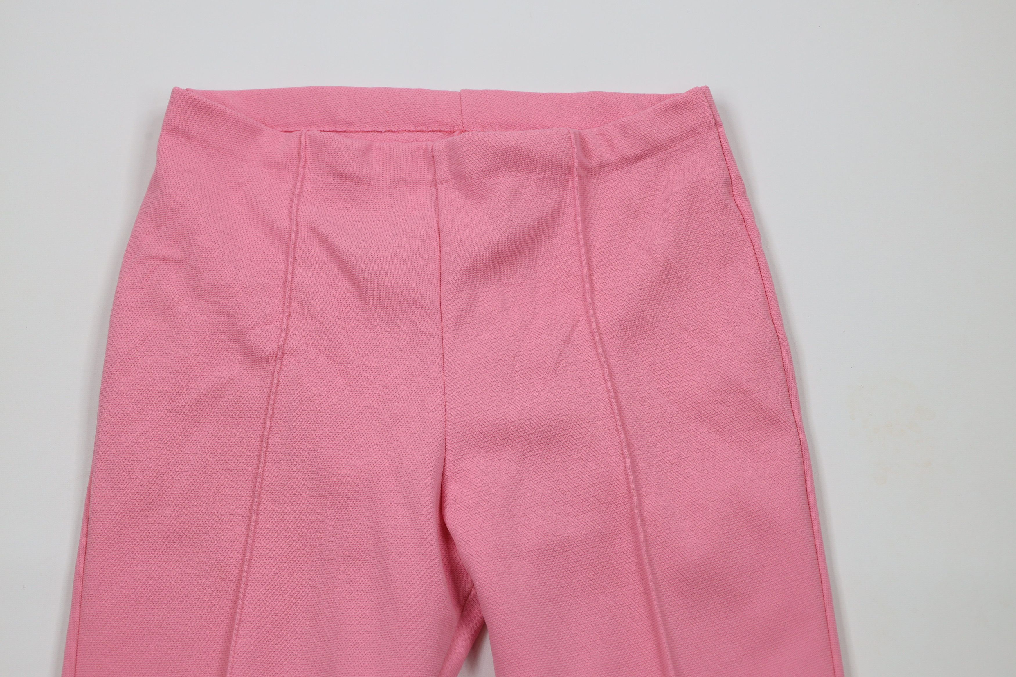Vintage Vintage 70s Streetwear Bell Bottoms Wide Leg Pants Pink USA Size 38" / US 16 / IT 52 - 2 Thumbnail
