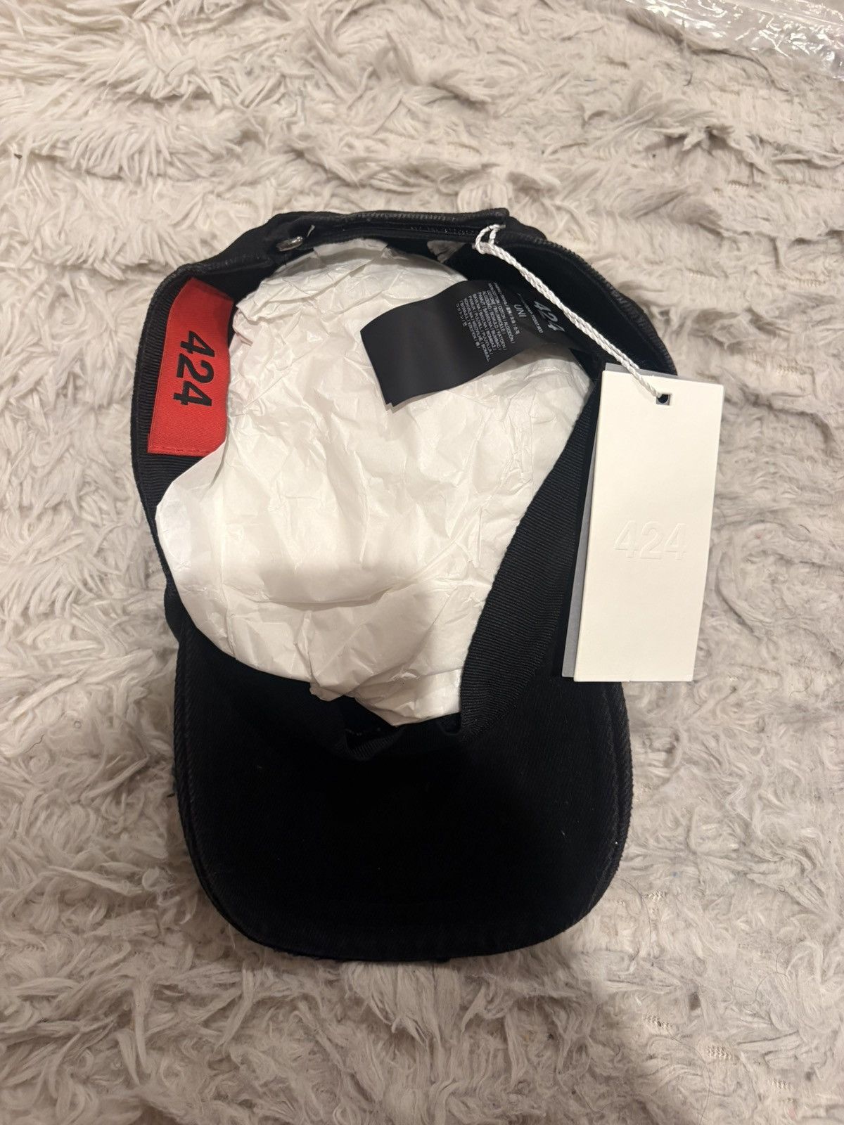 424 424 denim cap black OS Size ONE SIZE - 2 Thumbnail
