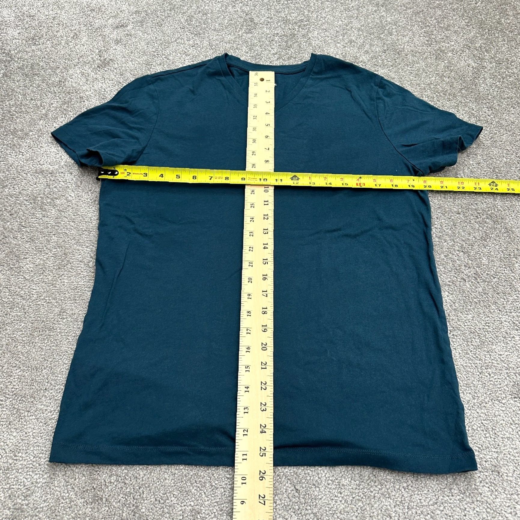 Vintage Goodfellow Lyndale Tee T-Shirt Mens Medium Teal Blue V-Neck Short Sleeve Basic Size US M / EU 48-50 / 2 - 6 Thumbnail