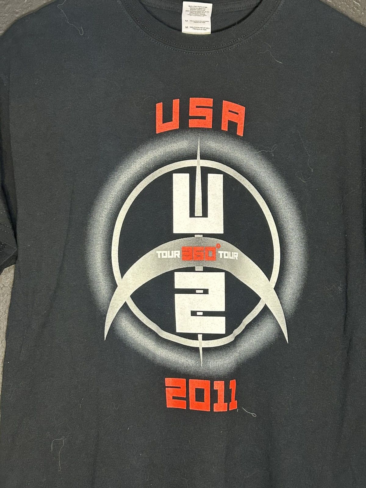 Band Tees 2011 U2 360 Tour T Shirt Size US M / EU 48-50 / 2 - 2 Thumbnail