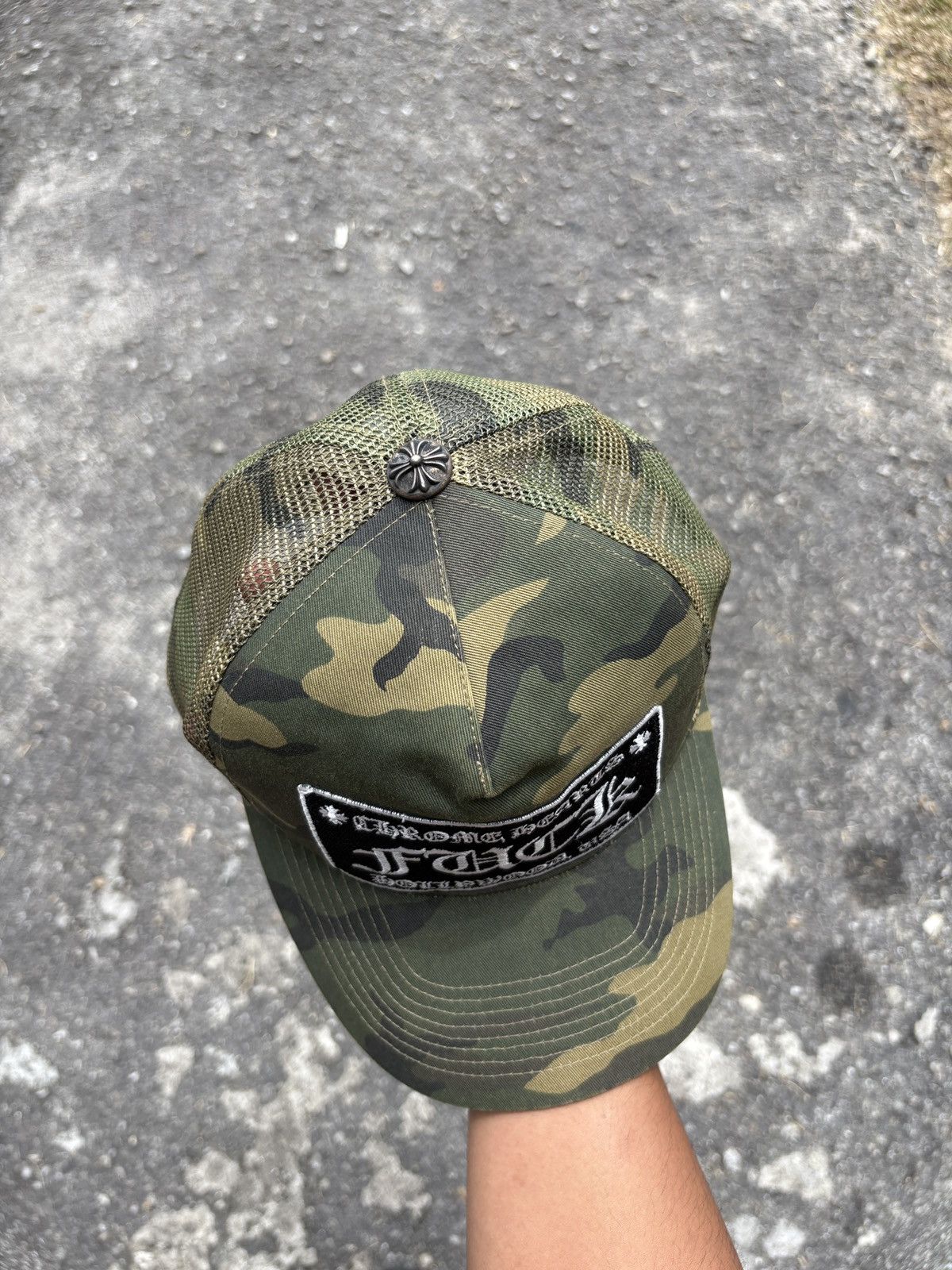 Chrome Hearts Chrome Hearts “Fuck” Camo Trucker by Otto Size ONE SIZE - 4 Thumbnail