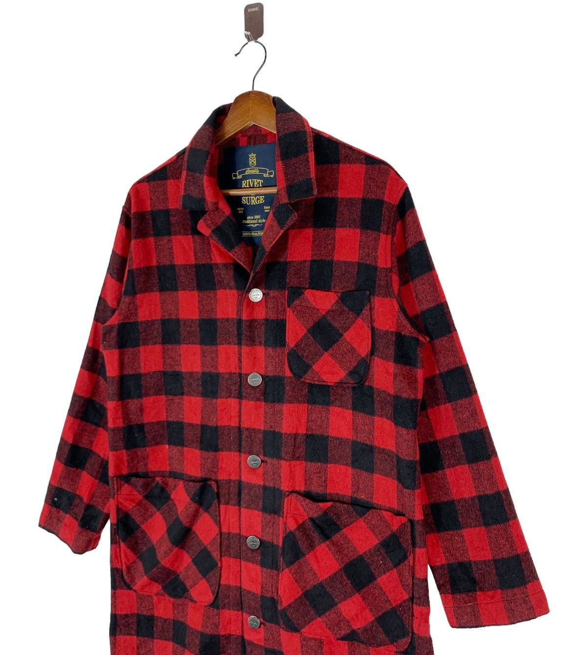 Designer × Vintage VINTAGE DESIGNER RIVET AND SURGE TARTAN WOMEN JACKET Size M / US 6-8 / IT 42-44 - 3 Thumbnail