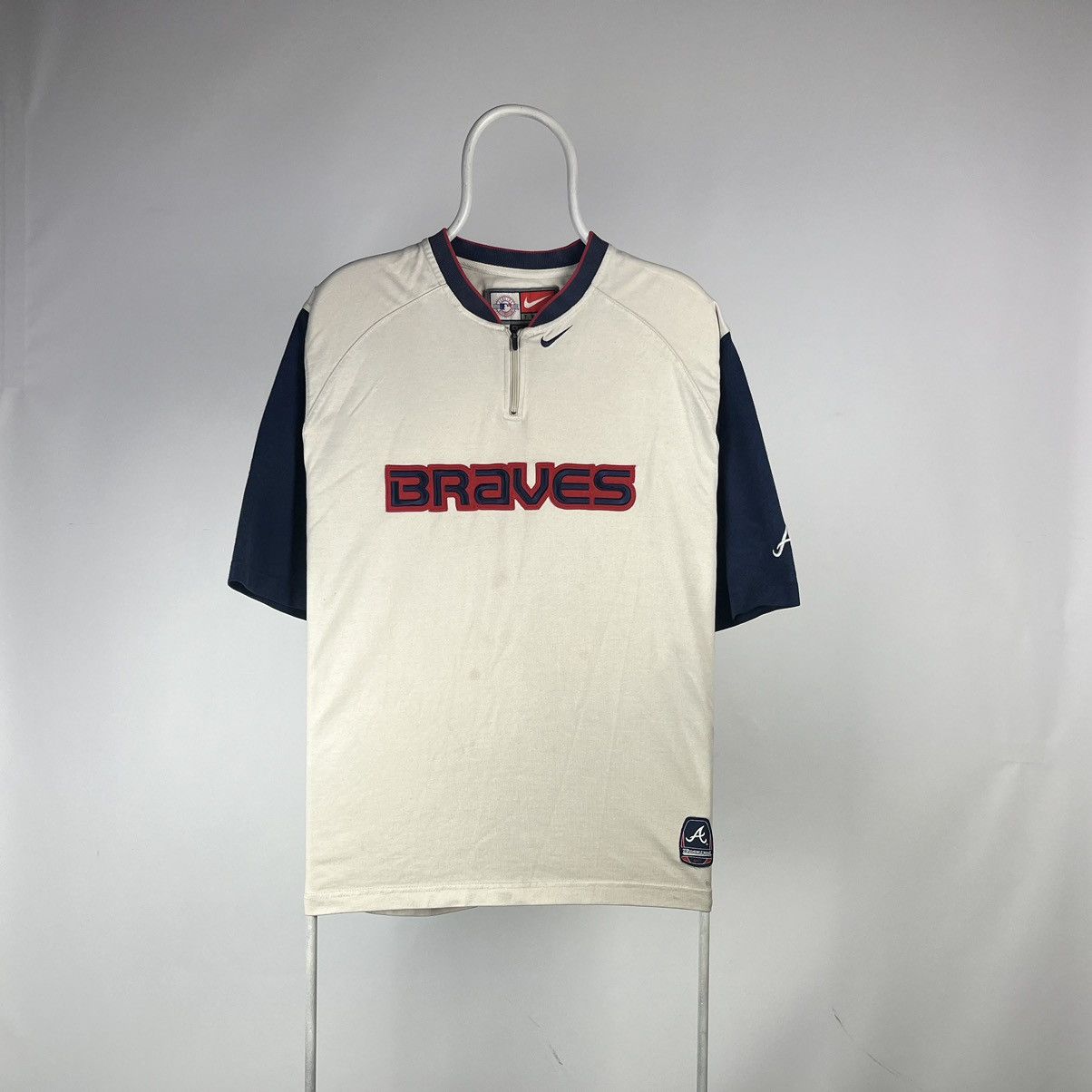 MLB Vintage Nike MLB Braves 90s shirt size Medium Size US M / EU 48-50 / 2 - 1 Thumbnail
