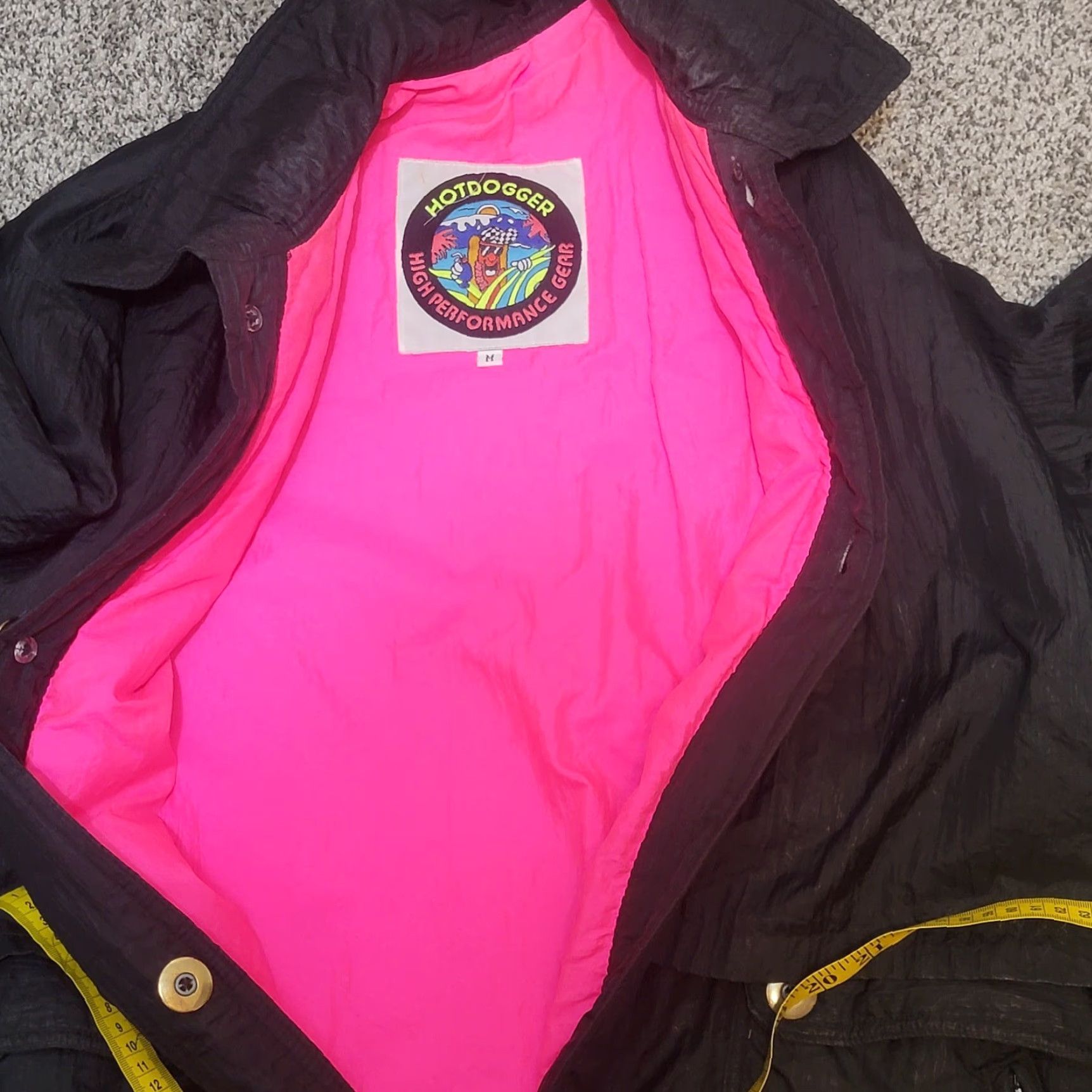 Vintage VINTAGE Hotdogger Parka Puffer Ski Jacket 80s Women M Black Parka Mens Womens Girls Size M / US 6-8 / IT 42-44 - 3 Thumbnail