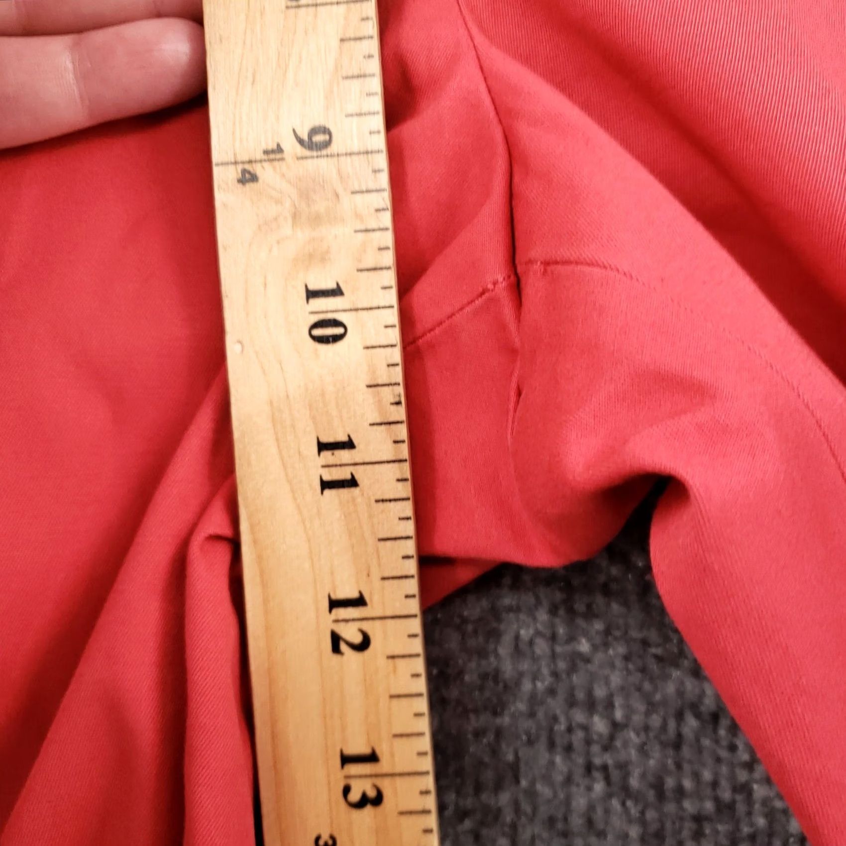 Talbots Talbots Pants Womens 8 Red Flat Front Skimmer Mid Rise Button Hem Pockets Stretch Casual Formal Business 8 Womens Red Skimmer Pants Size 30" / US 8 / IT 44 - 6 Thumbnail