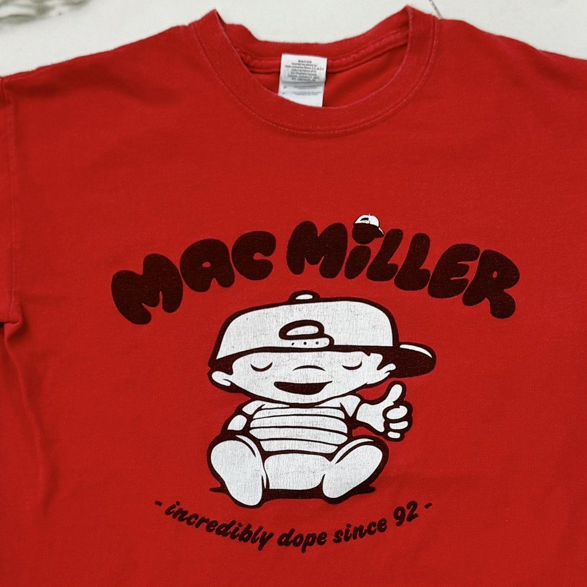 Rap Tees 2012 MAC MILLER MOST DOPE THUMBS UP TEE! Size US S / EU 44-46 / 1 - 4 Thumbnail