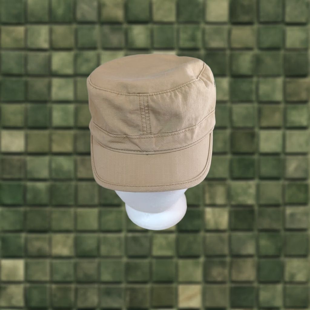 American Eagle Outfitters VINTAGE American Eagle Hat Army Cap Military Style Women Beige Ripstop Lightweight Vent ed Logo 7 3/4 Adult Women Hat Beige Army Cap Size ONE SIZE - 1 Thumbnail