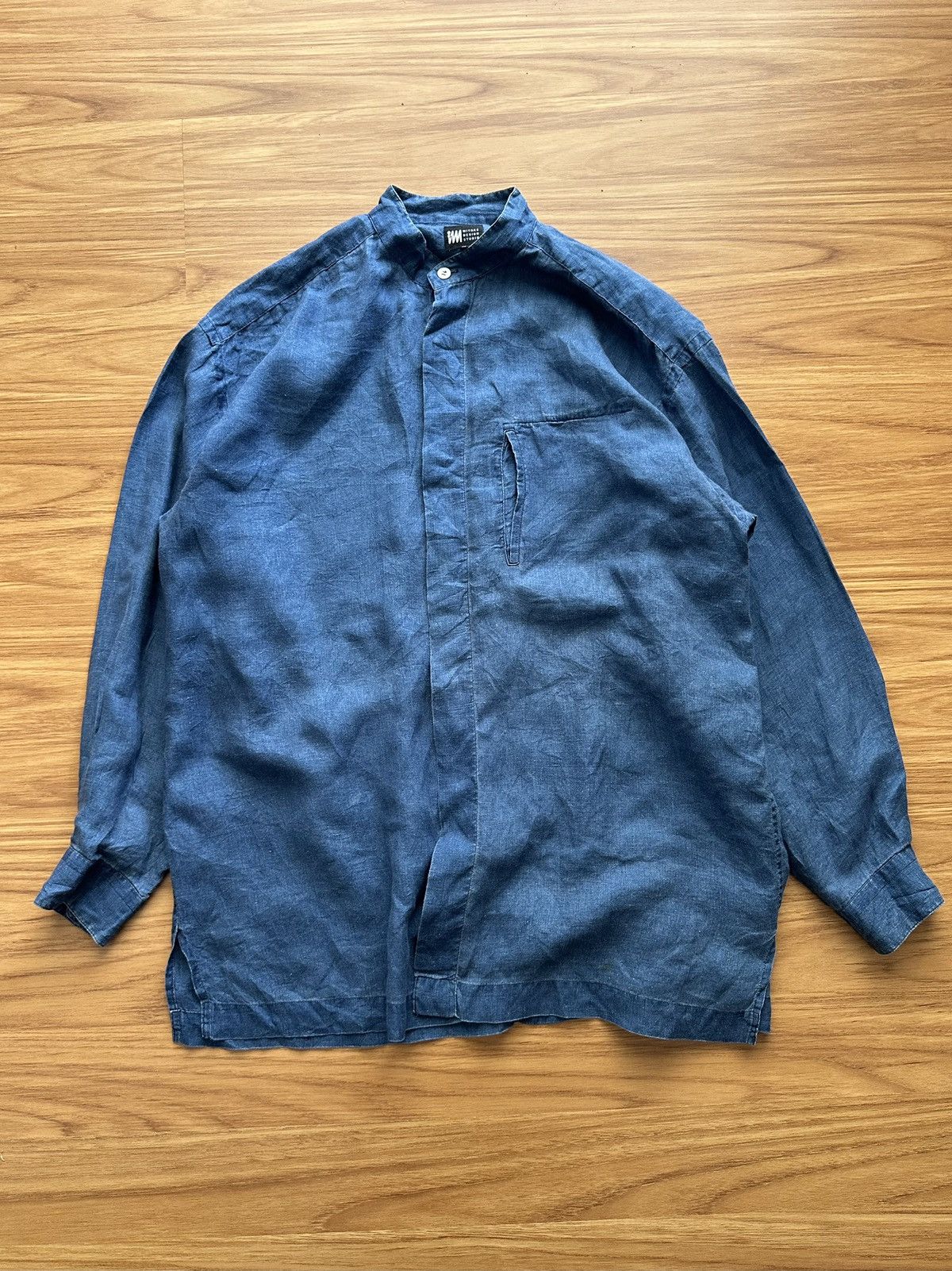 Issey Miyake 1980-Issey Miyake IM Product Denim Hidden Button (Oversized) Size US XL / EU 56 / 4 - 2 Thumbnail