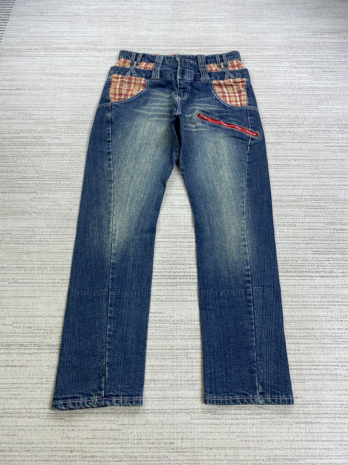 Hysteric Glamour Vintage B-S Hysteric Style Double Waist Denim Jeans Size US 30 / EU 46 - 2 Thumbnail