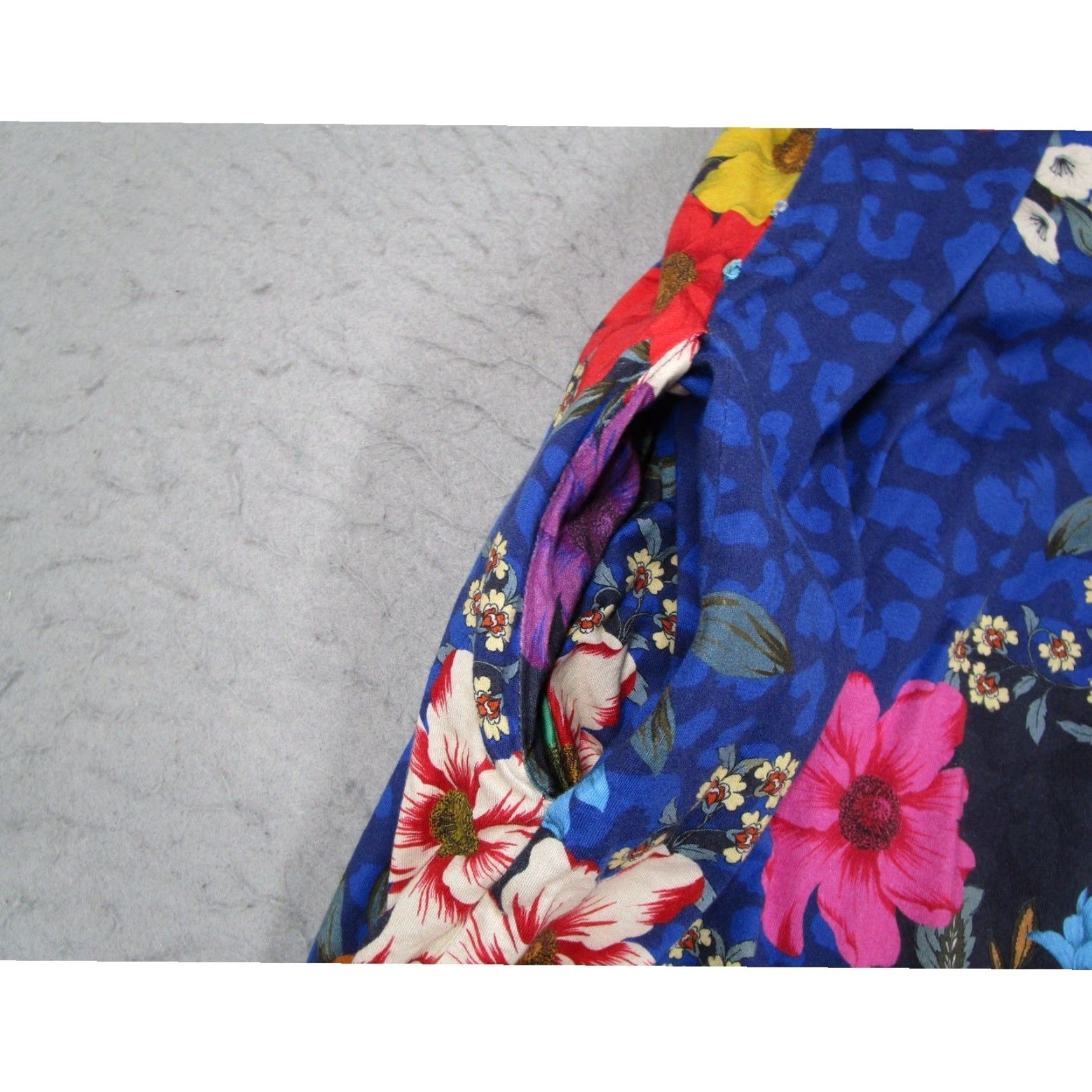 Johnny Was Johnny Was Cardigan Women M Multicolor Floral Pima Blend Cotton Modal Open Front Pockets Long Sleeve Lightweight Casual Bohemian Size M / US 6-8 / IT 42-44 - 6 Thumbnail