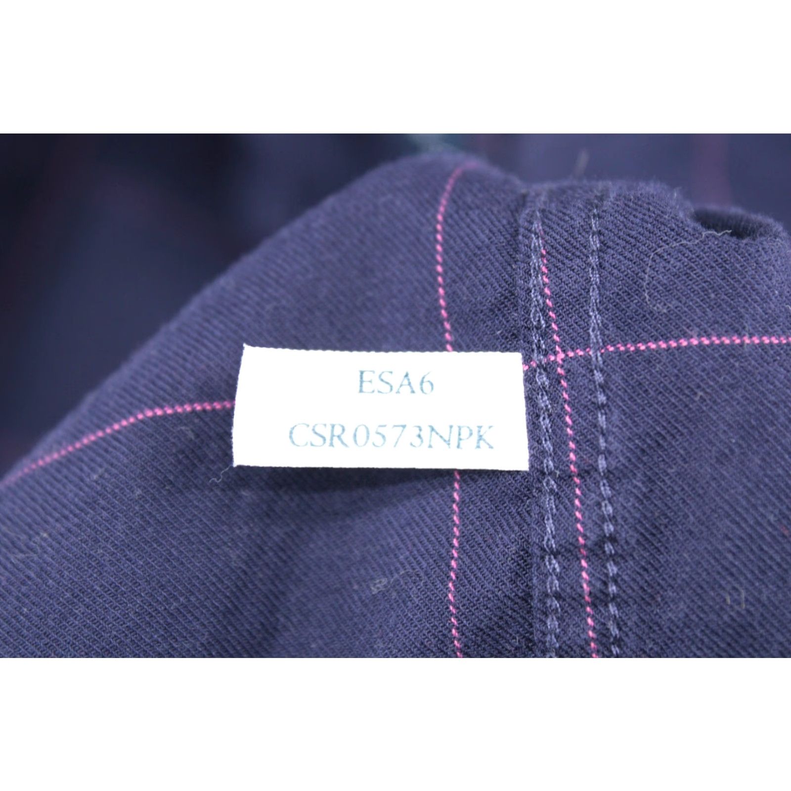 Charles Tyrwhitt VINTAGE Charles Tyrwhitt Weekend Shirt Men L Purple Windowpane Plaid Slim Fit Long Sleeve Size US L / EU 52-54 / 3 - 7 Thumbnail