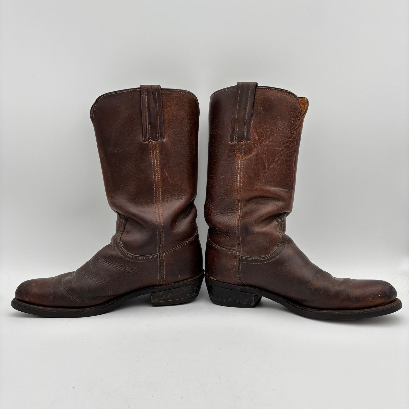 Frye Vintage 60s Frye Black Label Leather Roper Boots Men's 7D Size US 7 / EU 40 - 6 Thumbnail