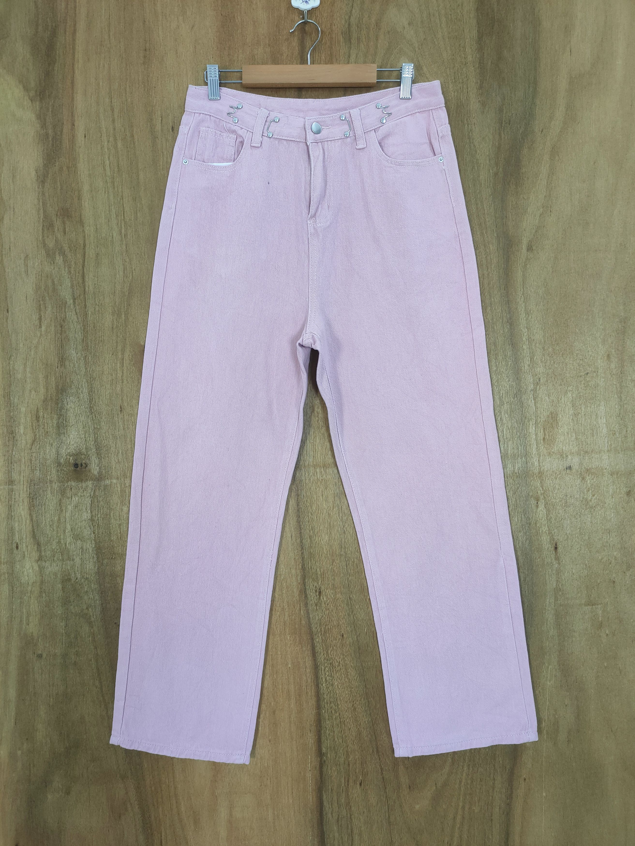 Japanese Brand JAPANESE BRAND PINK JEAN DENIM PANTS Size US 30 / EU 46 - 1 Thumbnail