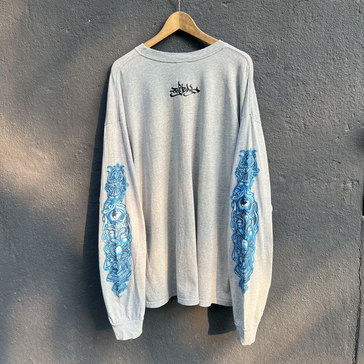 Hook-Ups Thrashed Faded Vintage Tribal Skateboard Tee Size US XXL / EU 58 / 5 - 1 Thumbnail