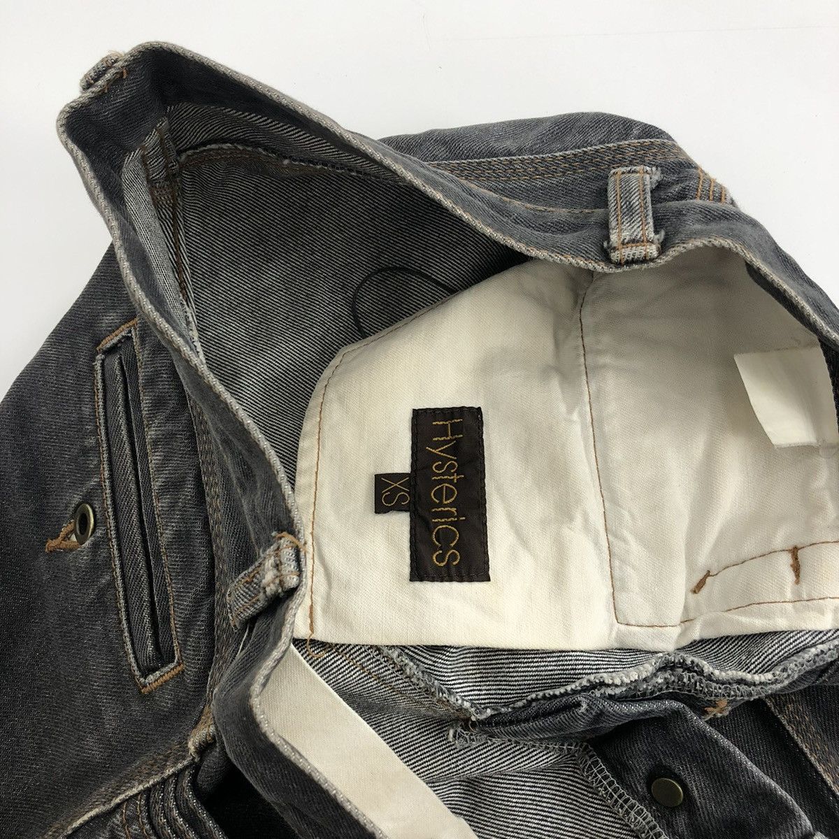 Hysteric Glamour × Japanese Brand × Yohji Yamamoto Hysteric Glamour Grey Skinny Jeans Size US 27 - 6 Thumbnail