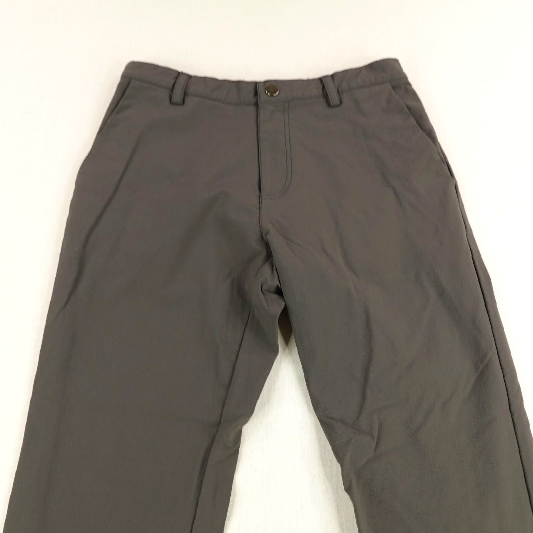 Vintage Ministry of Supply Men's Slim Fit Stretch Chino Pants 30W Gray Microfiber Casual Workwear Size US 30 / EU 46 - 2 Thumbnail