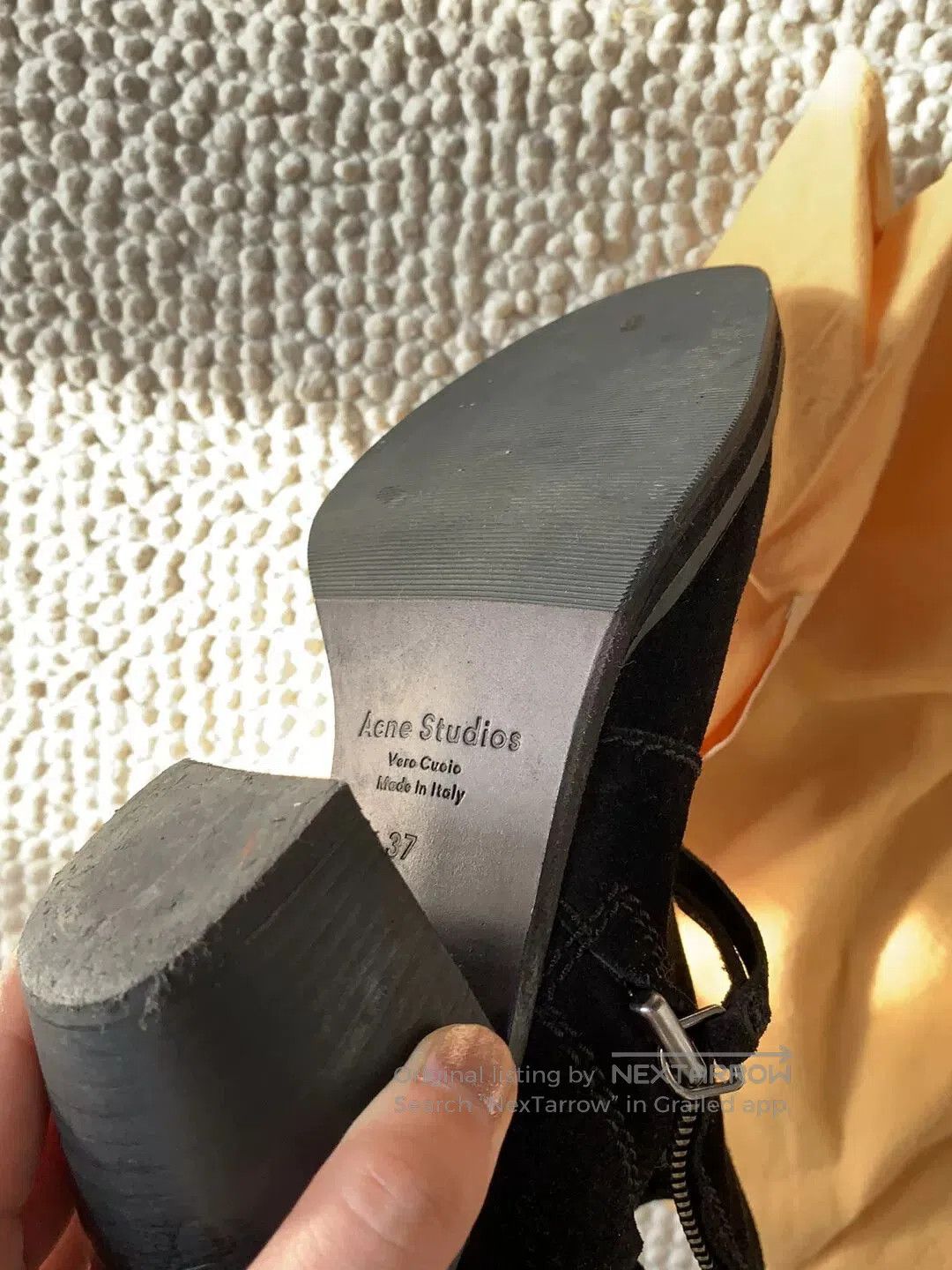 Acne Studios Acne Studios Pistol 37 Suede Ankle Boots. Size US 6 / IT 36 - 4 Thumbnail
