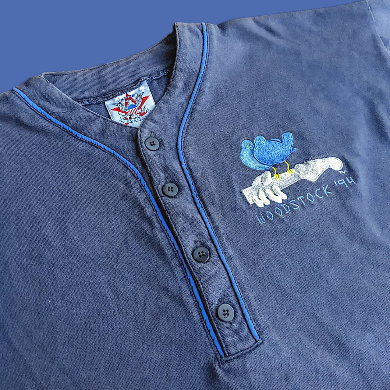 Other Vintage WOODSTOCK ‘94 Baseball Jersey Size US XL / EU 56 / 4 - 1 Thumbnail