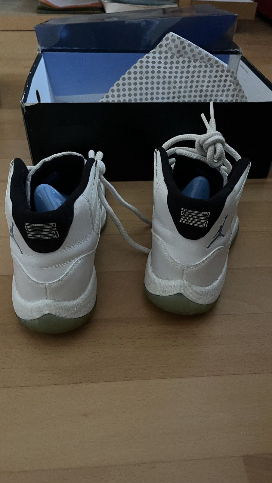 Jordan Brand Nike Air Jordan 11 Legend Blue Colombia Size US 8.5 / EU 41-42 - 3 Thumbnail