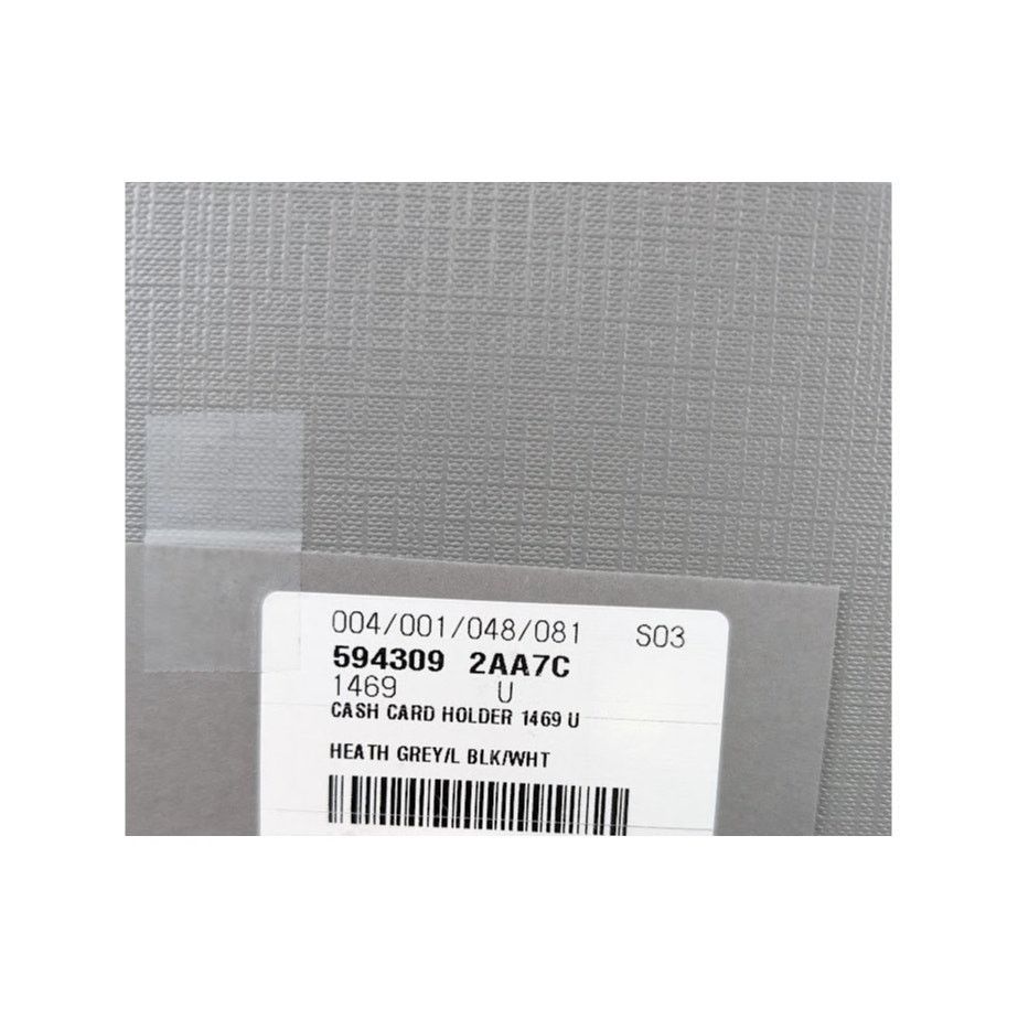 Balenciaga o1rshd1 Size:OS / Cash Card Holder in Heater Grey/Black Size ONE SIZE - 8 Thumbnail