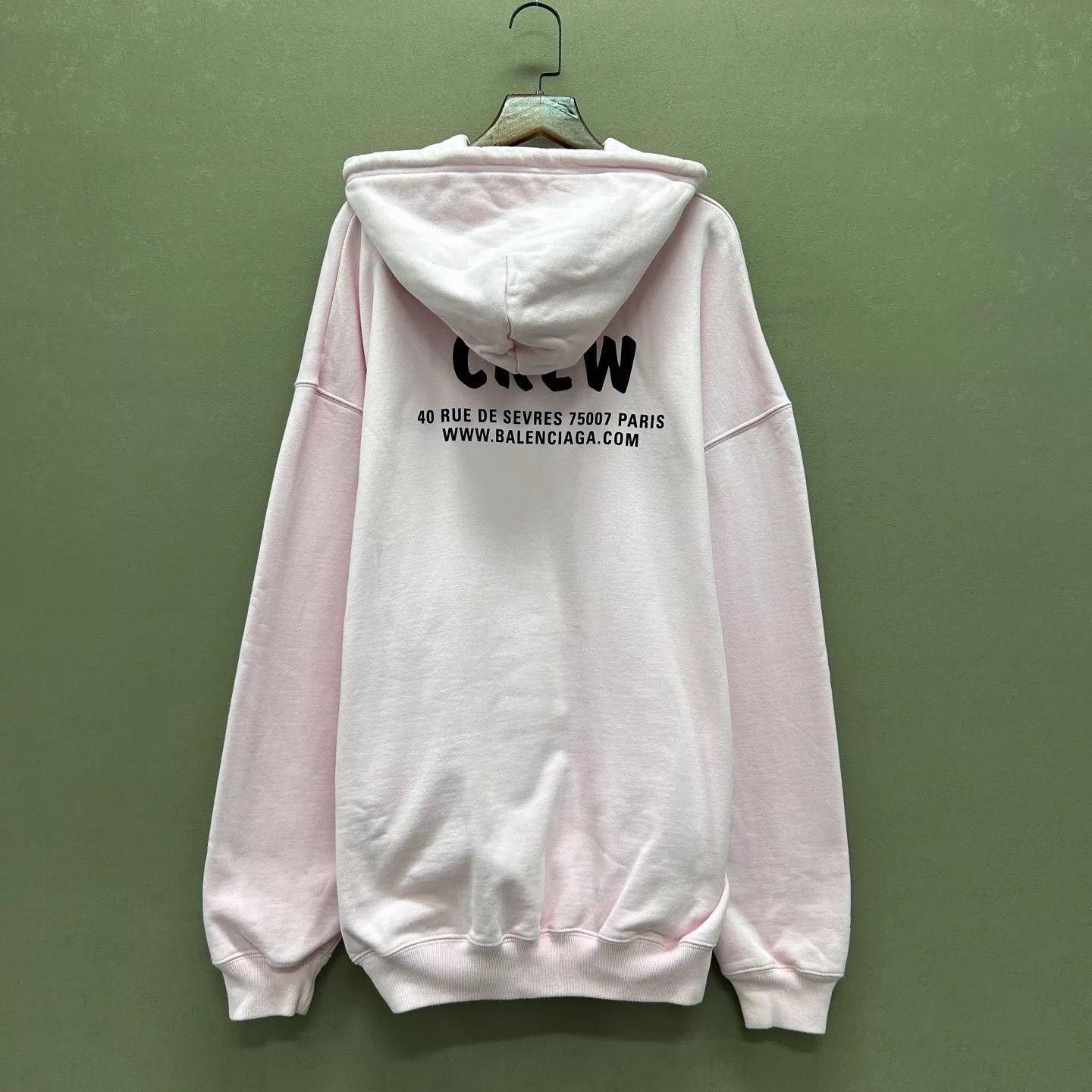Balenciaga Balenciaga Pink Crew Hoodie XS 99 New Size US XS / EU 42 / 0 - 2 Thumbnail