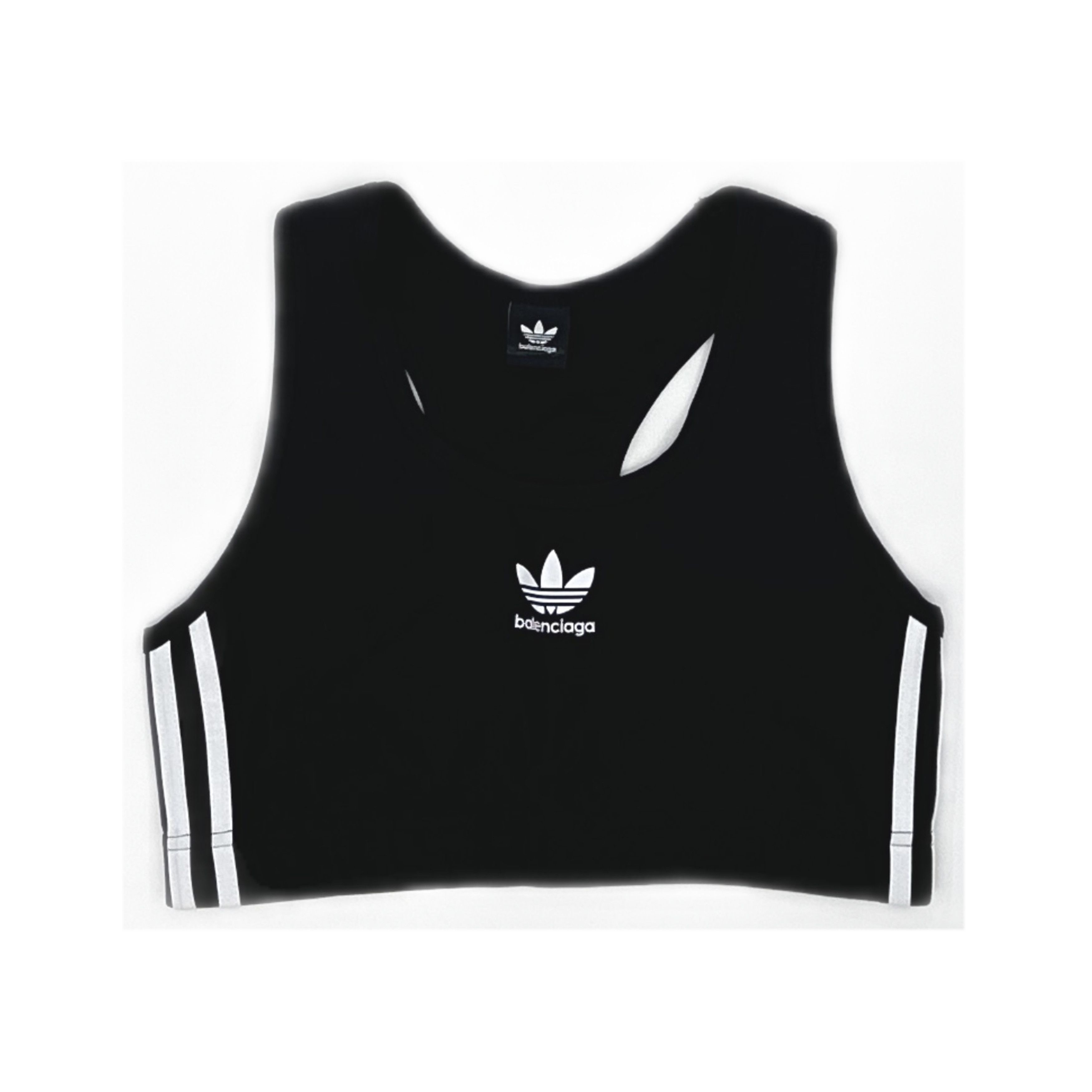 Balenciaga Balenciaga x Adidas Logo Crop Top Size L Size L / US 10 / IT 46 - 1 Thumbnail