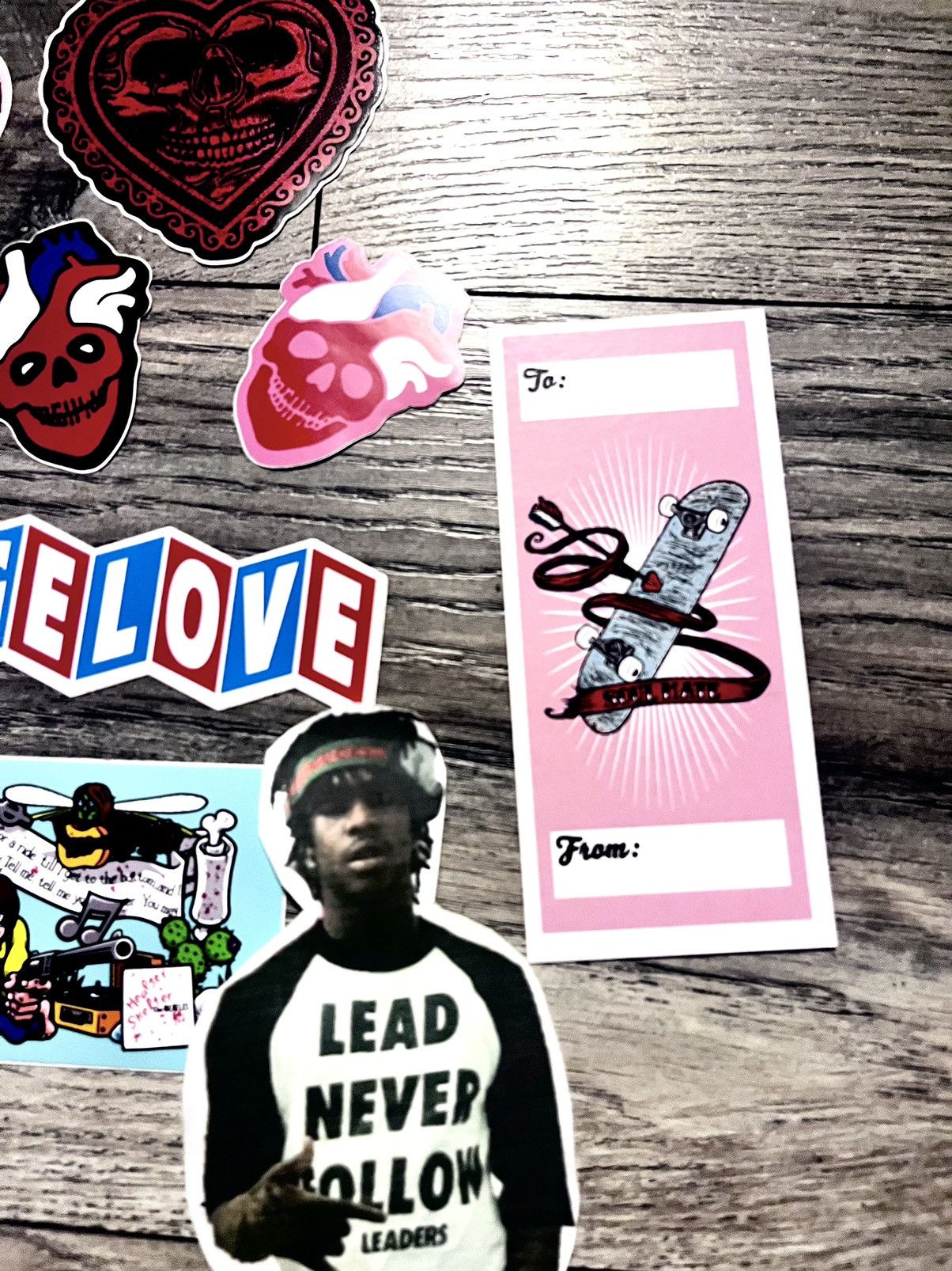 Nike × StrangeLove Skateboards × Supreme Nike Sb x Strangelove Stickers + Valentines Card Size ONE SIZE - 4 Thumbnail