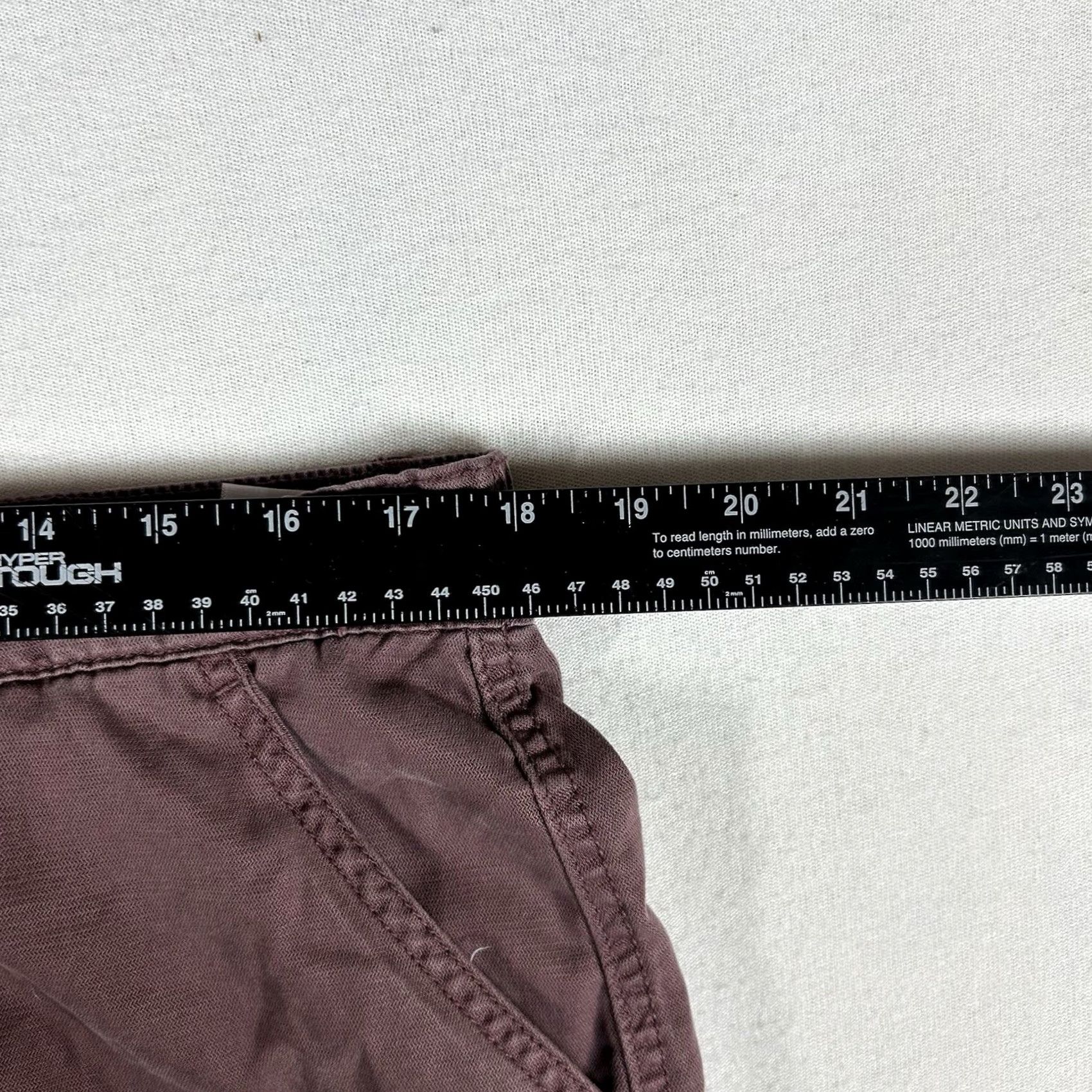 Vintage Maurices Chino Shorts Womens Size L Cuffed Stretch Pockets Casual Beach Summer Red Size 36" / US 14 / IT 50 - 6 Thumbnail