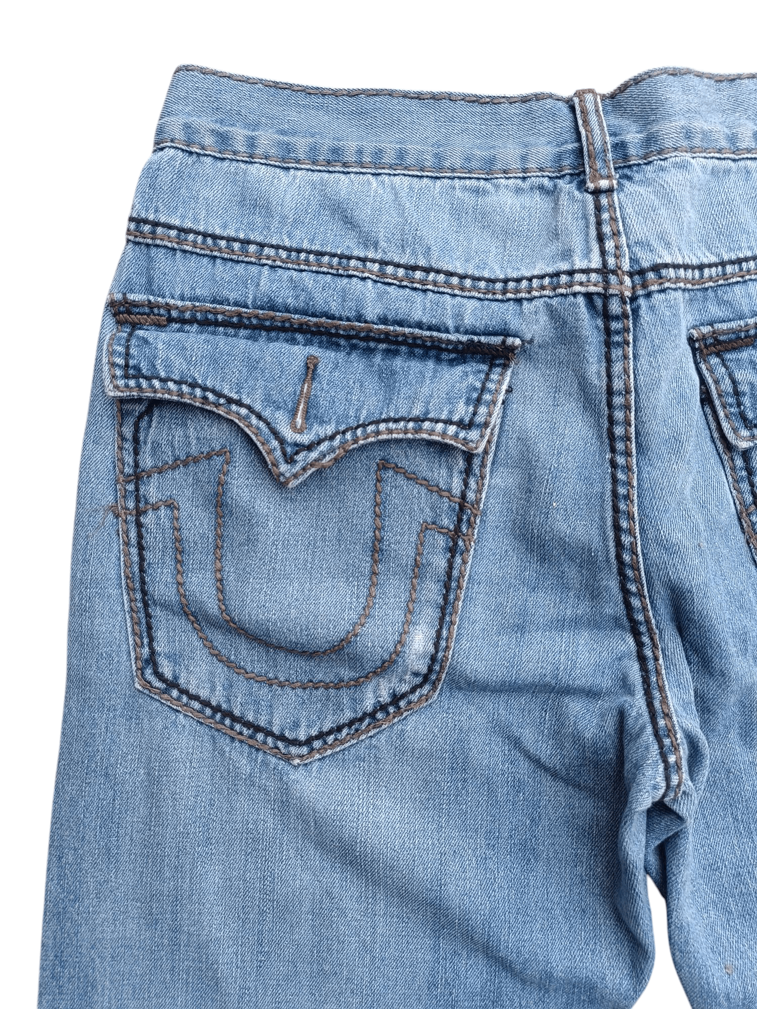 True Religion True Religion Joey Super T Distressed Baggy Denim TR020 Size US 36 / EU 52 - 11 Thumbnail