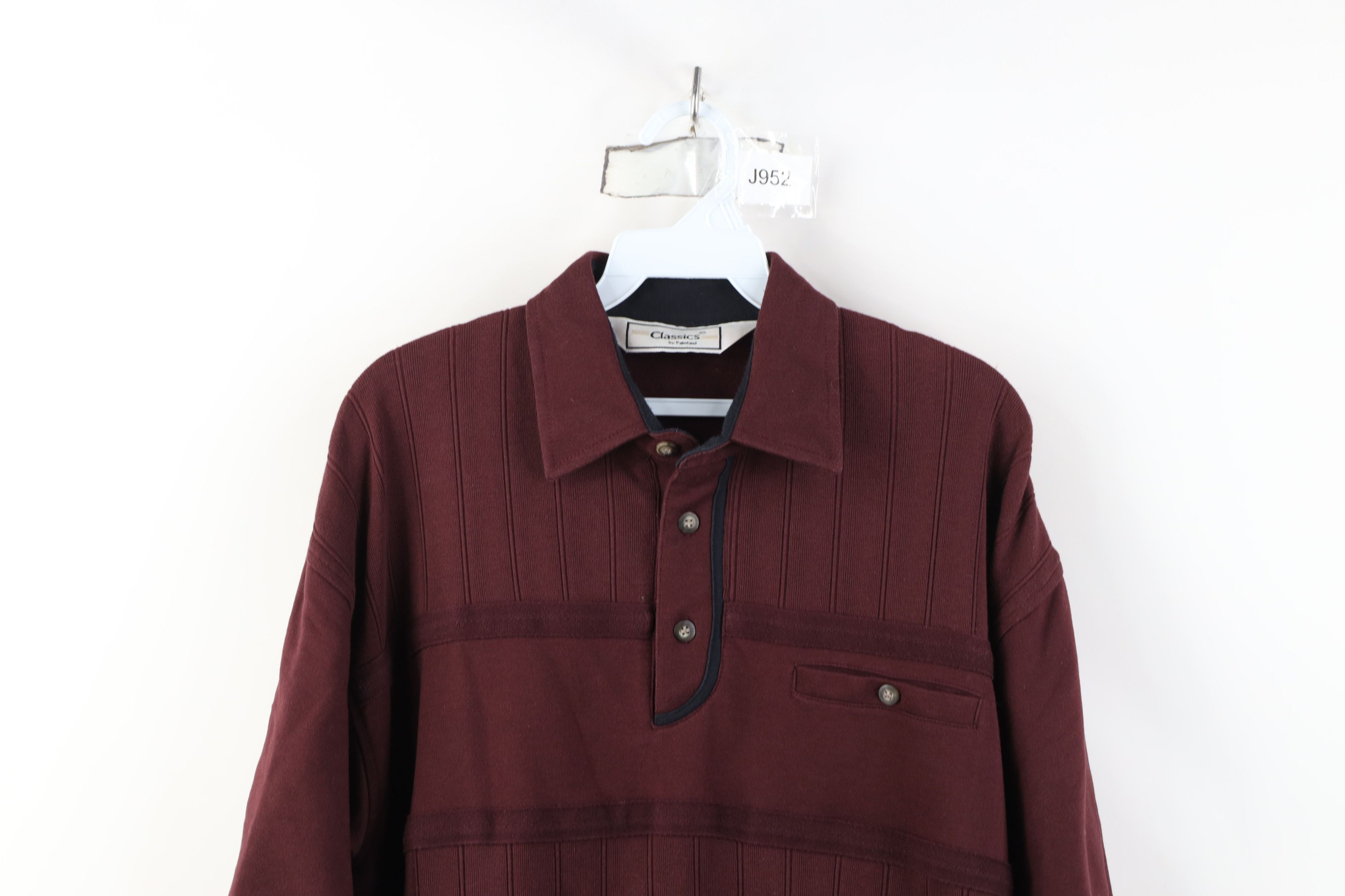 Vintage Vintage 90s Streetwear Striped Pullover Polo Shirt Mob Mafia Size US M / EU 48-50 / 2 - 2 Thumbnail