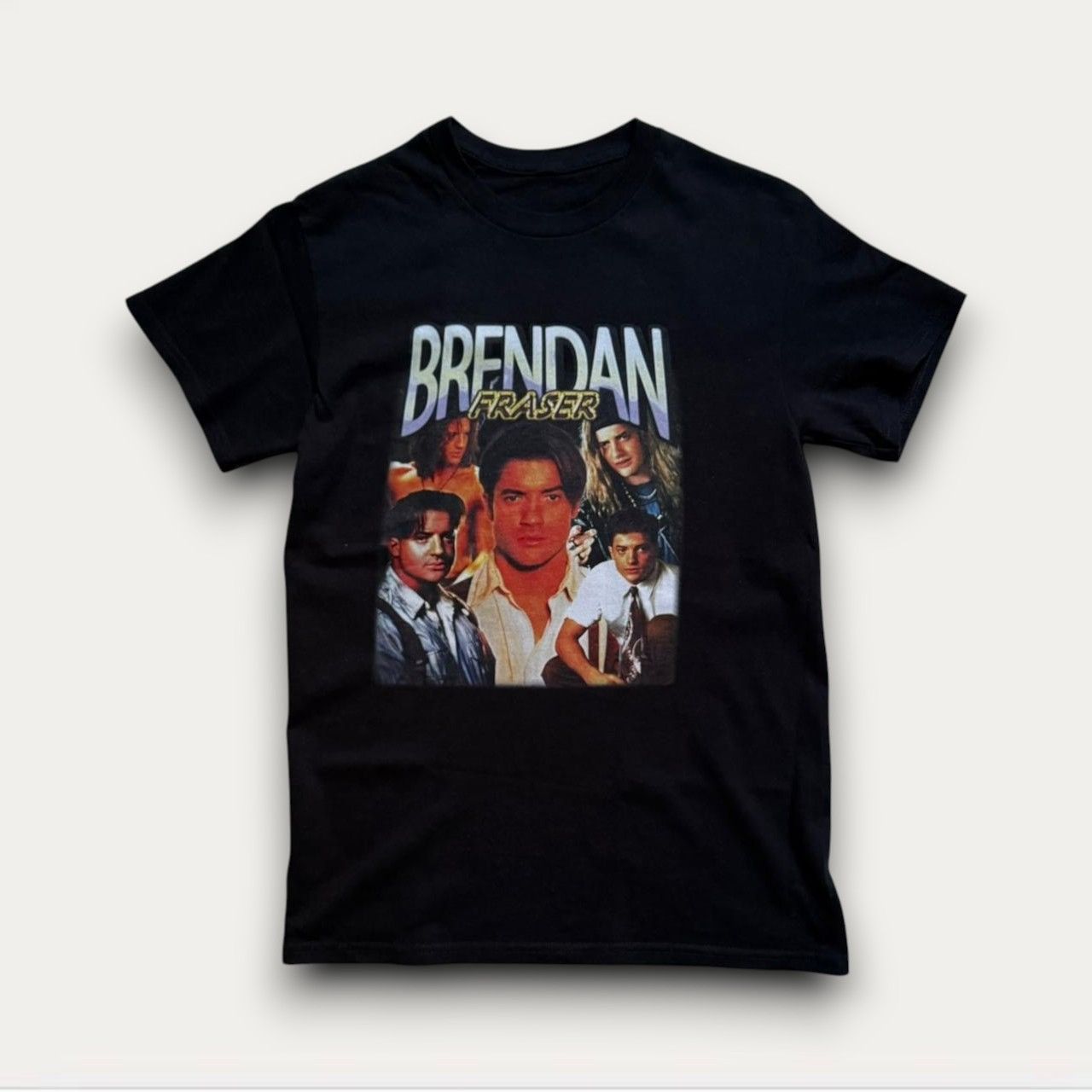 Vintage Vintage Y2K Brendan Fraser Tribute Tee Size US S / EU 44-46 / 1 - 1 Thumbnail