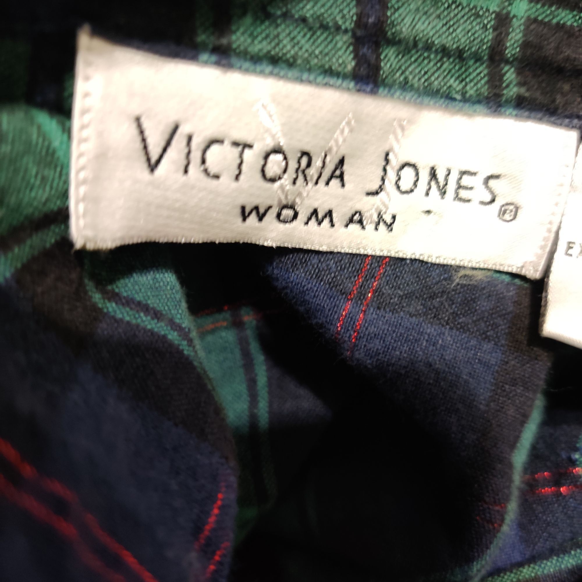 Vintage Vintage Victoria Jones Plus Size 2X Green Plaid Poinsettia B Size XXL / US 16-18 / IT 52-54 - 7 Thumbnail