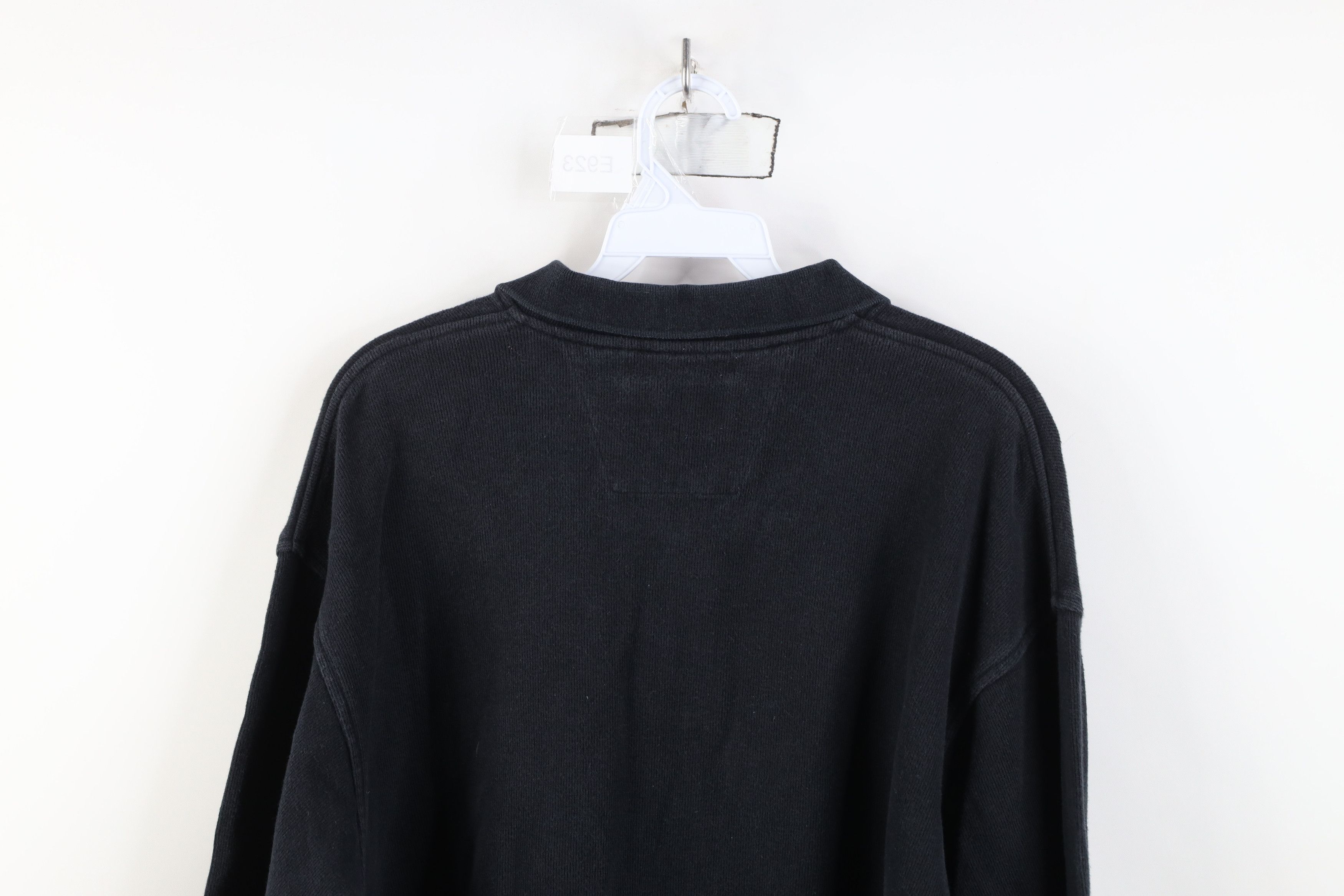 Vintage Vintage 90s Streetwear Ribbed Knit Long Sleeve Rugby Polo Size US L / EU 52-54 / 3 - 13 Thumbnail